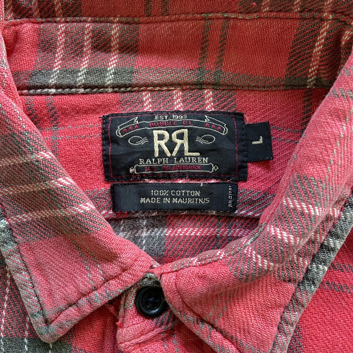 RRL Ralph Lauren RRL Double RL Button Up Plaid Flannel Size US L / EU 52-54 / 3 - 4 Thumbnail