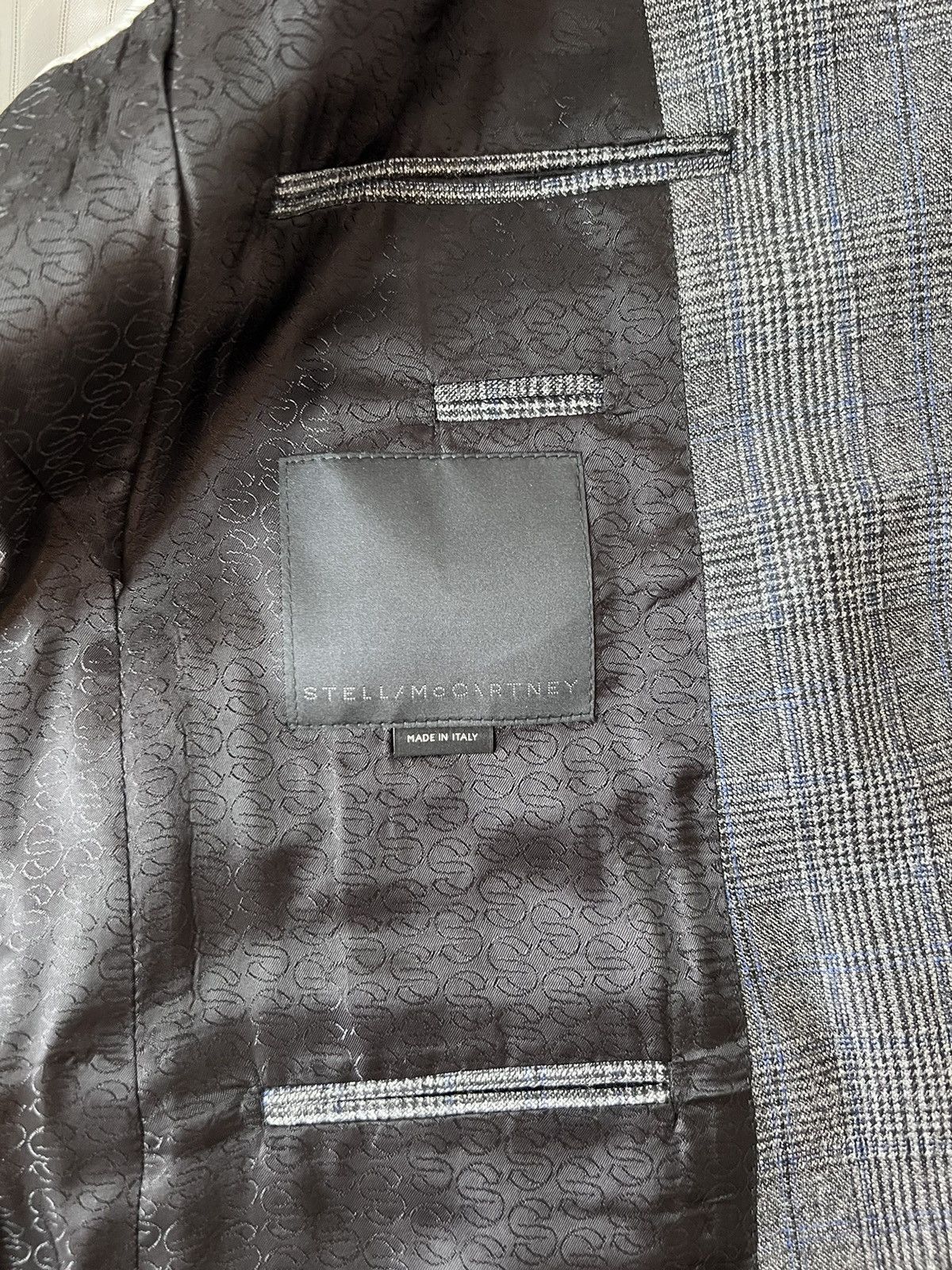 Stella McCartney Checked/plaid blazer, IT52/US40, made in Italy, worn x 5 Size 42R - 16 Thumbnail