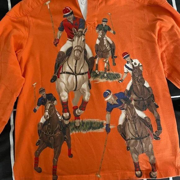 Polo Ralph Lauren Vintage Polo Ralph Lauren 5 Horseman Equestrian Rugby XL Size US XL / EU 56 / 4 - 2 Thumbnail