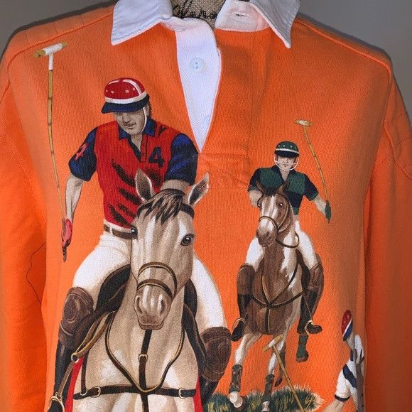 Polo Ralph Lauren Vintage Polo Ralph Lauren 5 Horseman Equestrian Rugby XL Size US XL / EU 56 / 4 - 9 Thumbnail