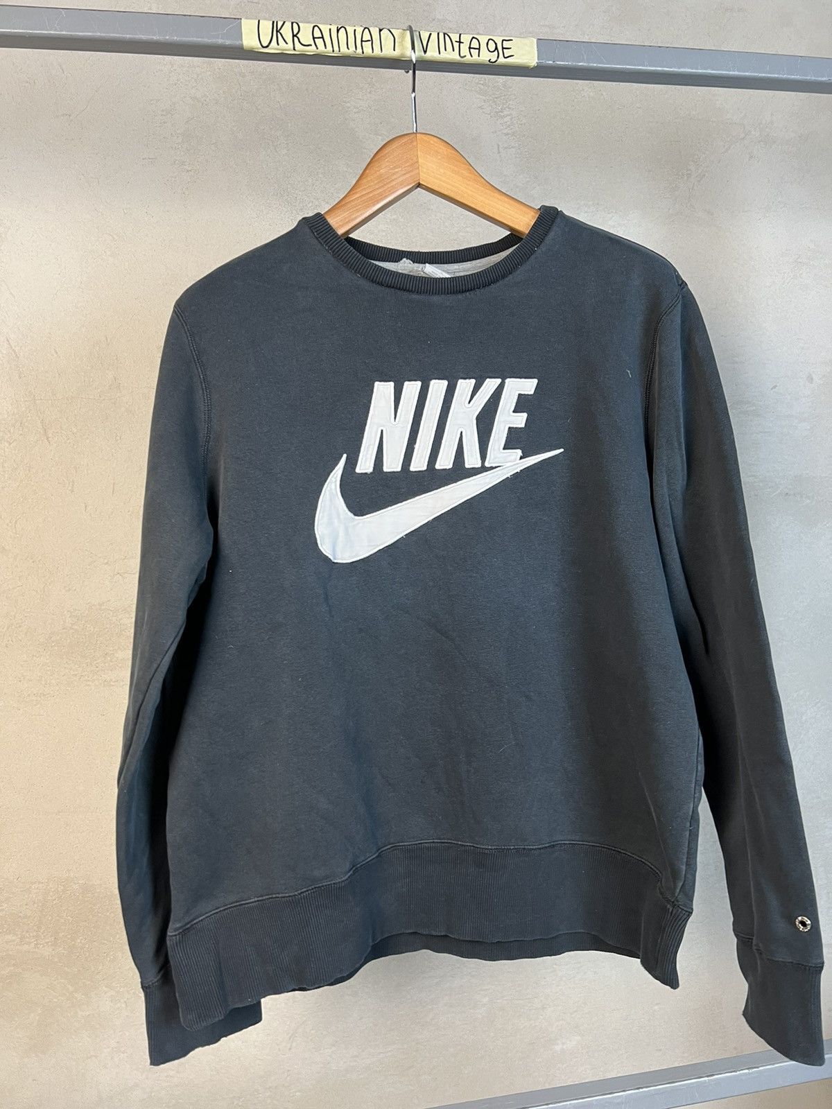 Nike × Vintage Nike Sweatshirt Big Logo Spell Out Size US L / EU 52-54 / 3 - 2 Thumbnail