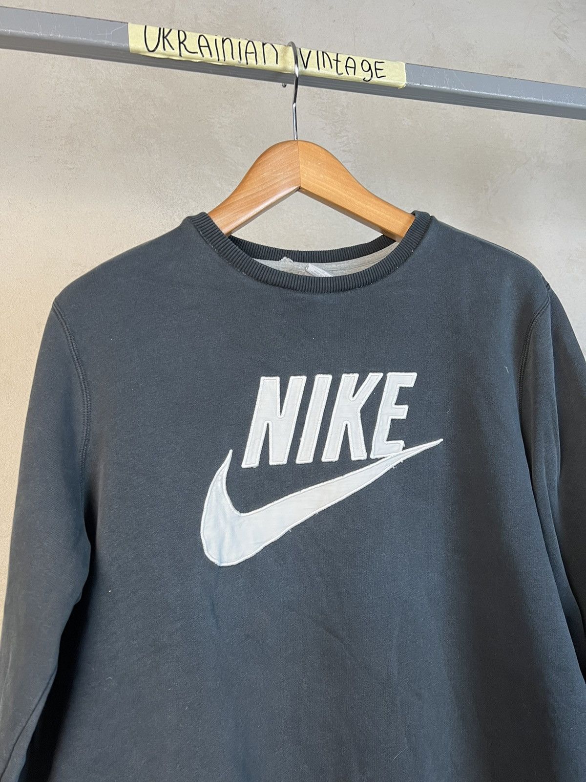 Nike × Vintage Nike Sweatshirt Big Logo Spell Out Size US L / EU 52-54 / 3 - 1 Thumbnail