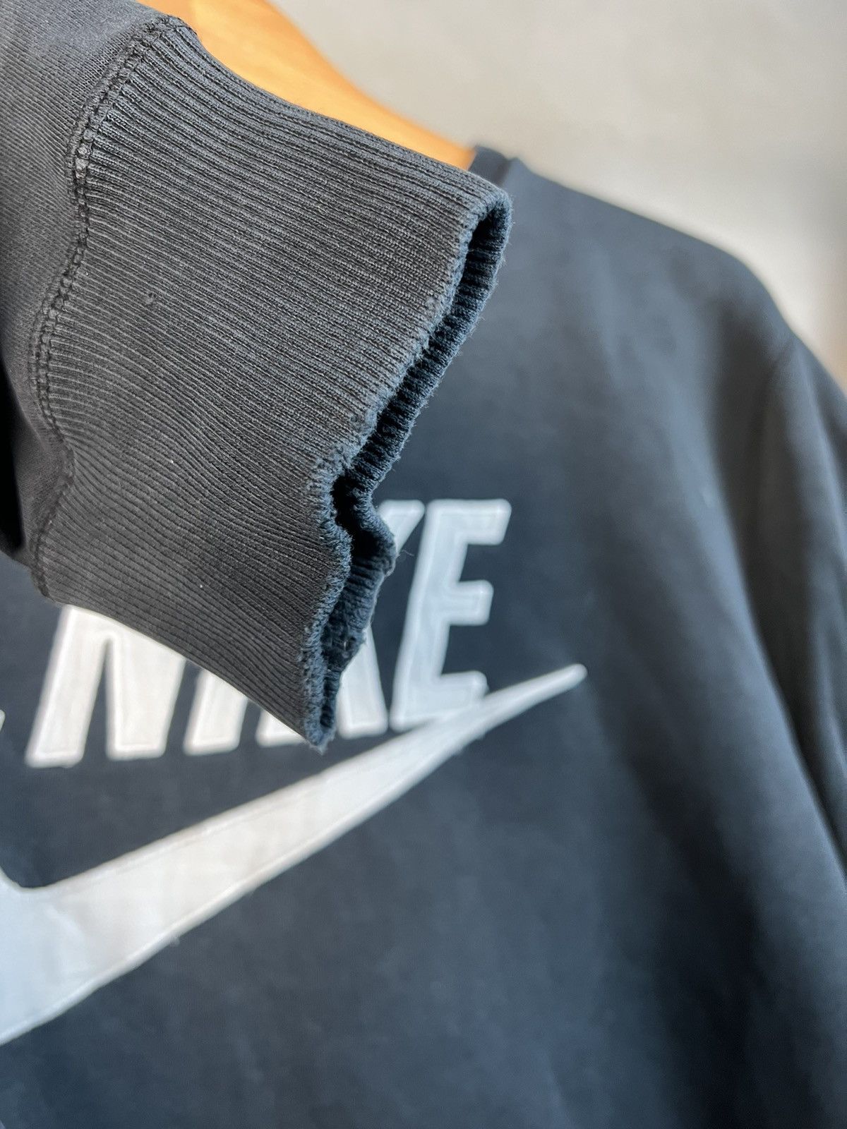 Nike × Vintage Nike Sweatshirt Big Logo Spell Out Size US L / EU 52-54 / 3 - 3 Thumbnail