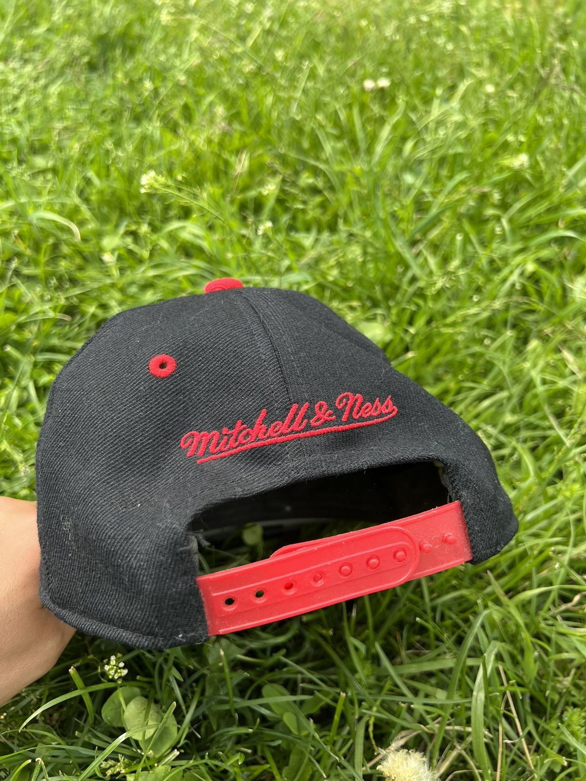 Mitchell & Ness Chicago Bulls Mitchell and Ness Adjustable Snap-back Hat Cap Size ONE SIZE - 4 Thumbnail