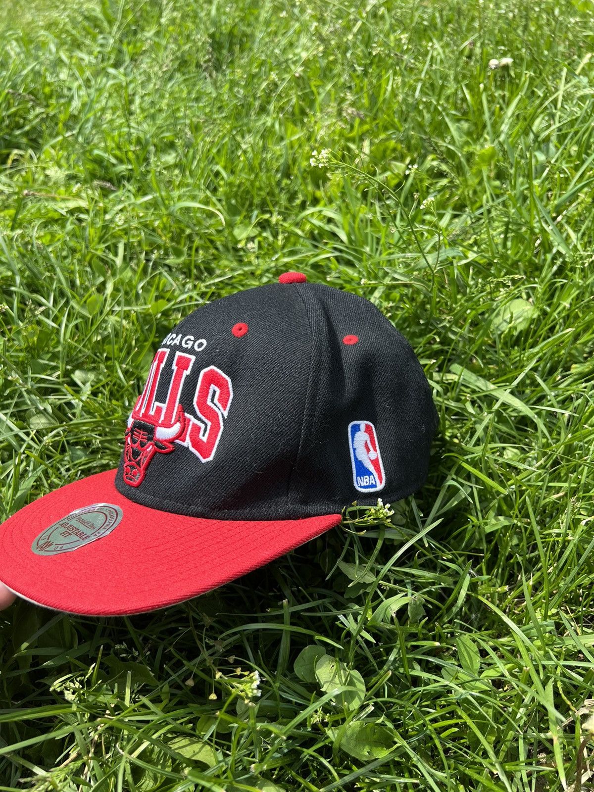 Mitchell & Ness Chicago Bulls Mitchell and Ness Adjustable Snap-back Hat Cap Size ONE SIZE - 3 Thumbnail