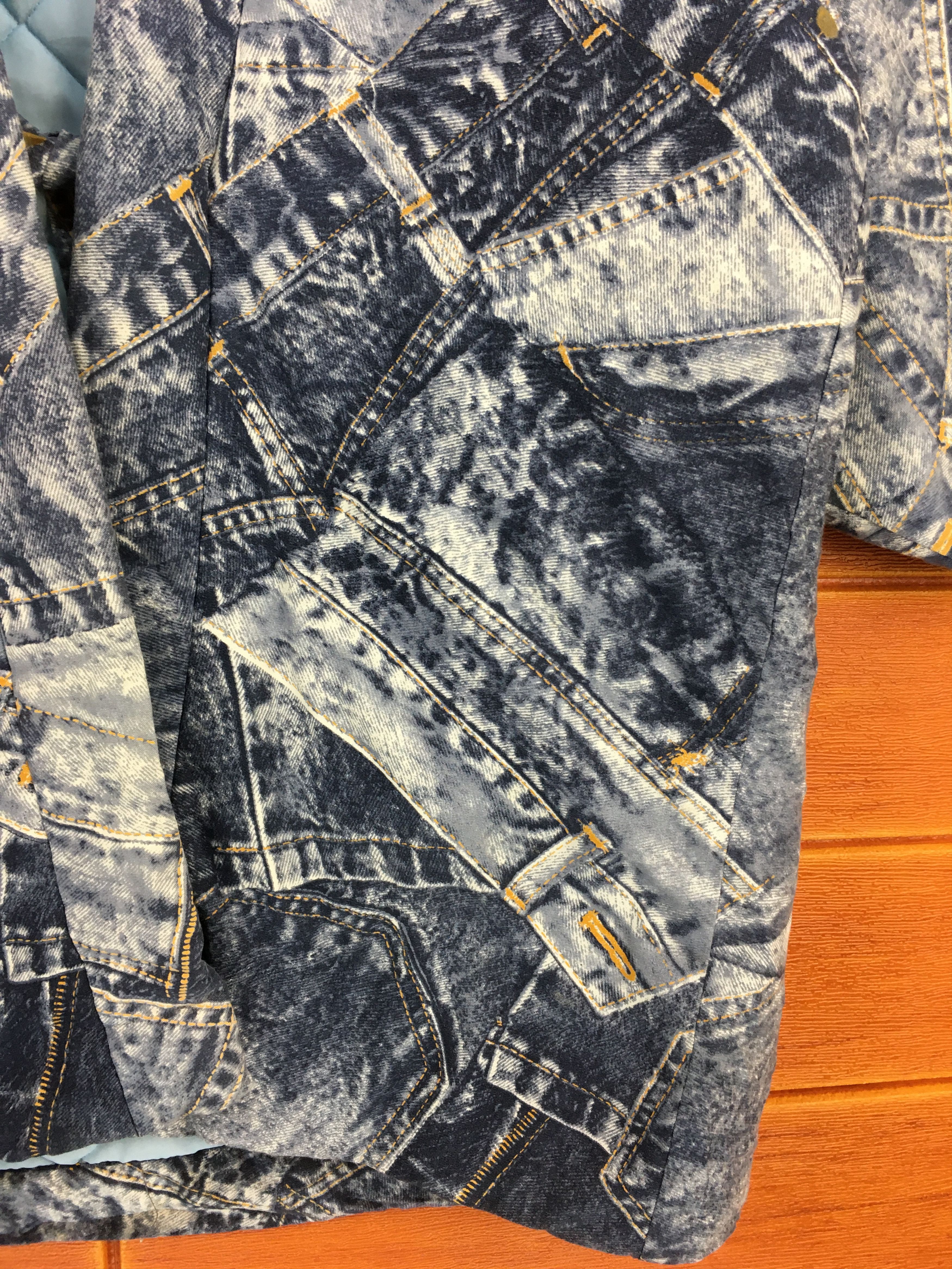 Vintage Vintage Evergreen Saxophone Fullprint Puffer Hanten Kimono Size US M / EU 48-50 / 2 - 7 Thumbnail