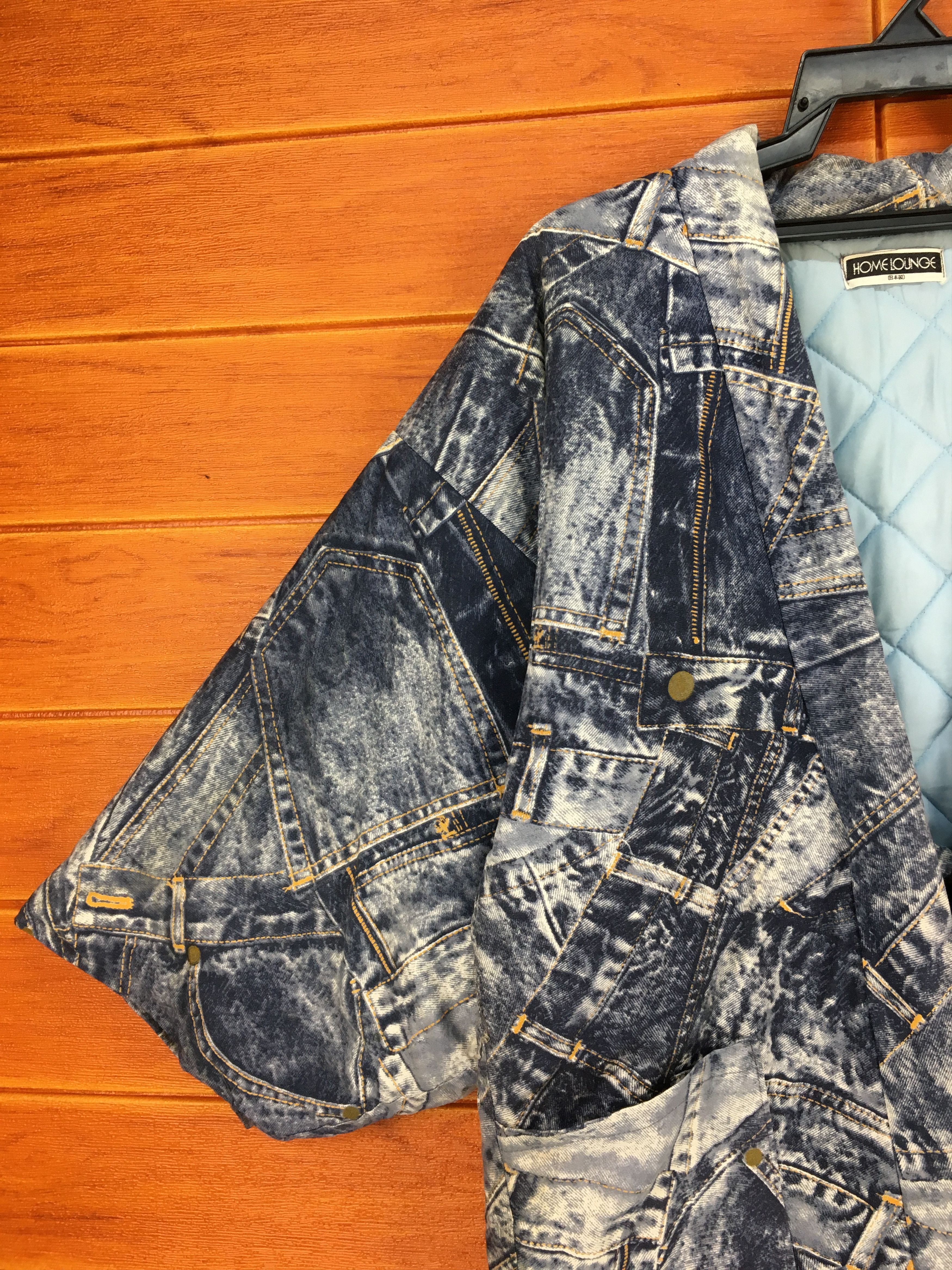 Vintage Vintage Evergreen Saxophone Fullprint Puffer Hanten Kimono Size US M / EU 48-50 / 2 - 5 Thumbnail
