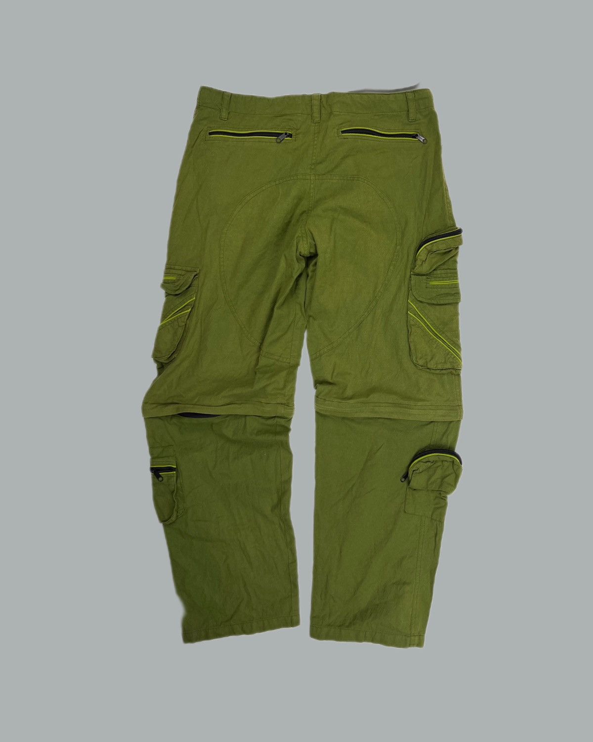 Japanese Brand × Vintage 🔥Free shipping Vintage Japanese Cargo Multi Pocket Pants Size US 32 / EU 48 - 3 Thumbnail