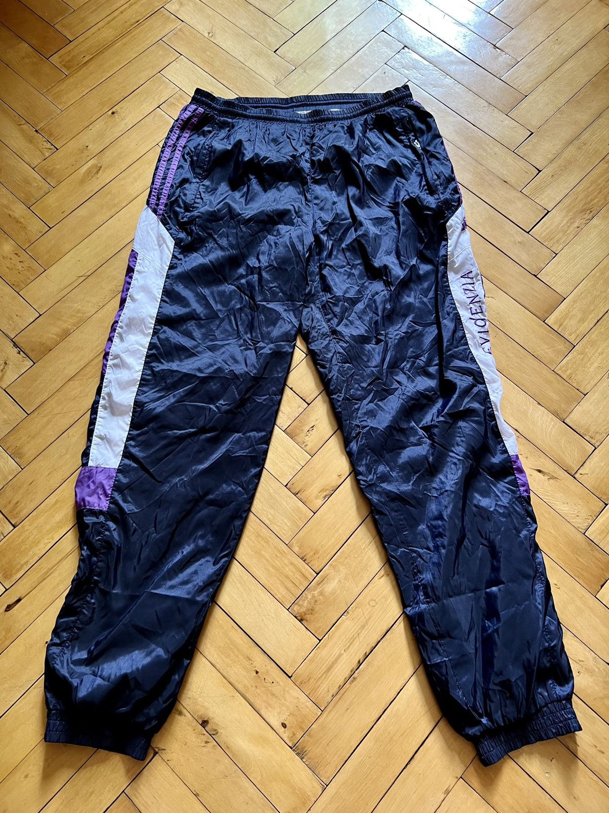 Adidas × Vintage Vintage Adidas Tracksuit Nylon Y2K Drill Size US L / EU 52-54 / 3 - 14 Thumbnail