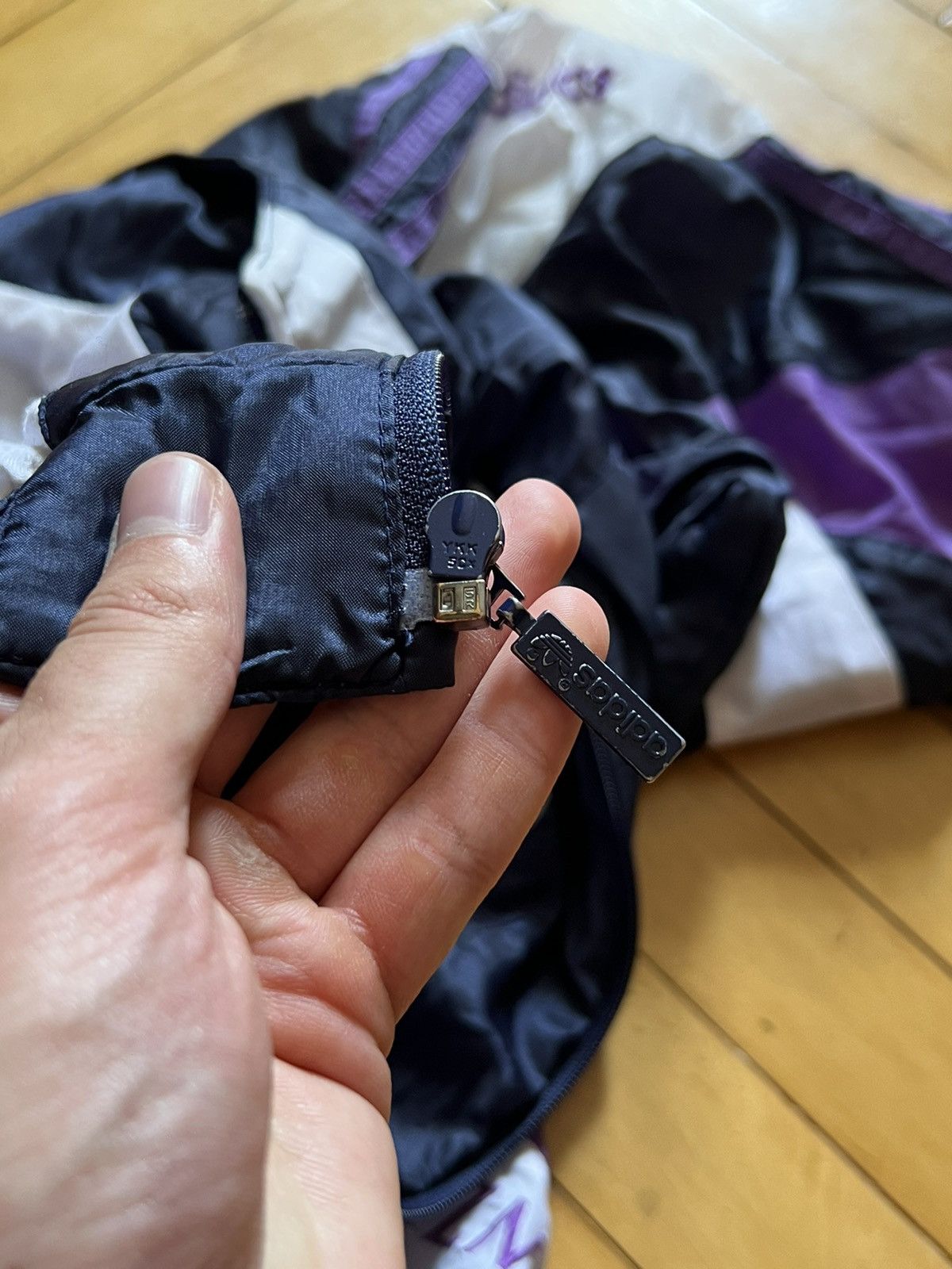 Adidas × Vintage Vintage Adidas Tracksuit Nylon Y2K Drill Size US L / EU 52-54 / 3 - 18 Thumbnail