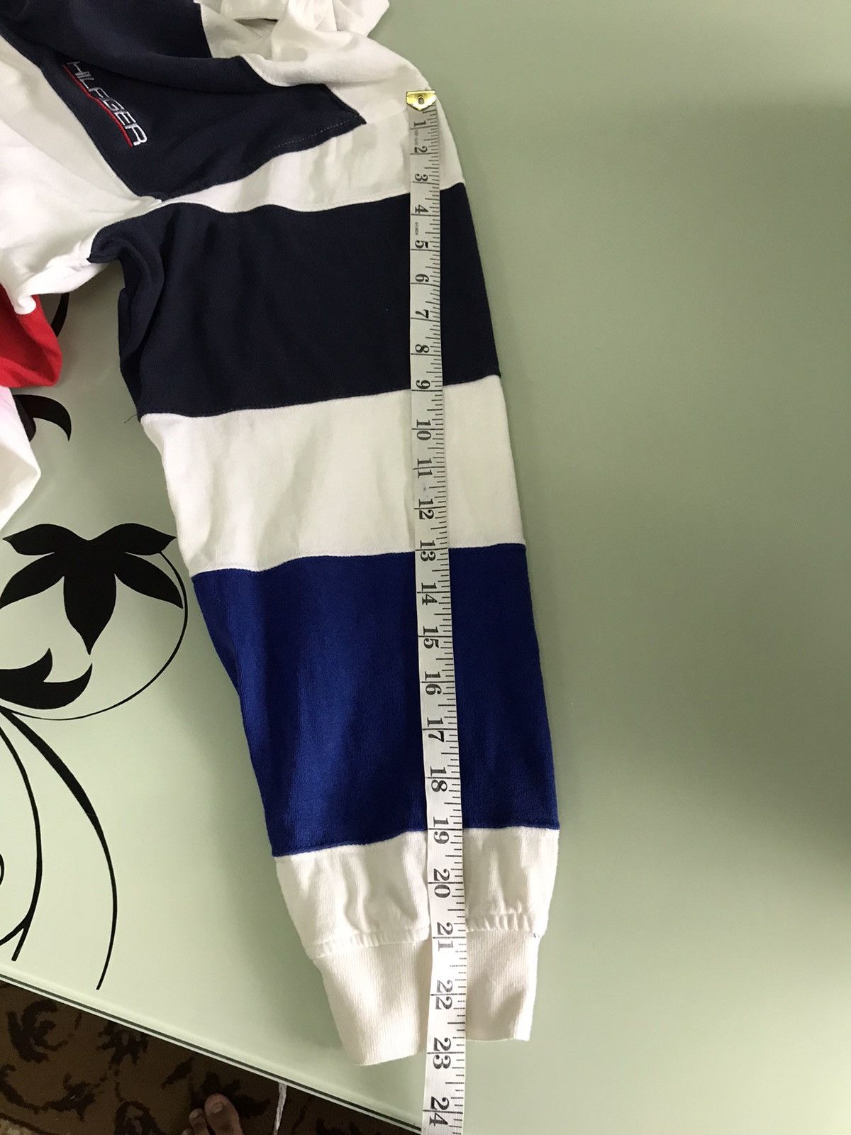 Tommy Hilfiger Vintage Tommy Hilfiger Rugby Long Sleeve Shirt Size US L / EU 52-54 / 3 - 22 Thumbnail