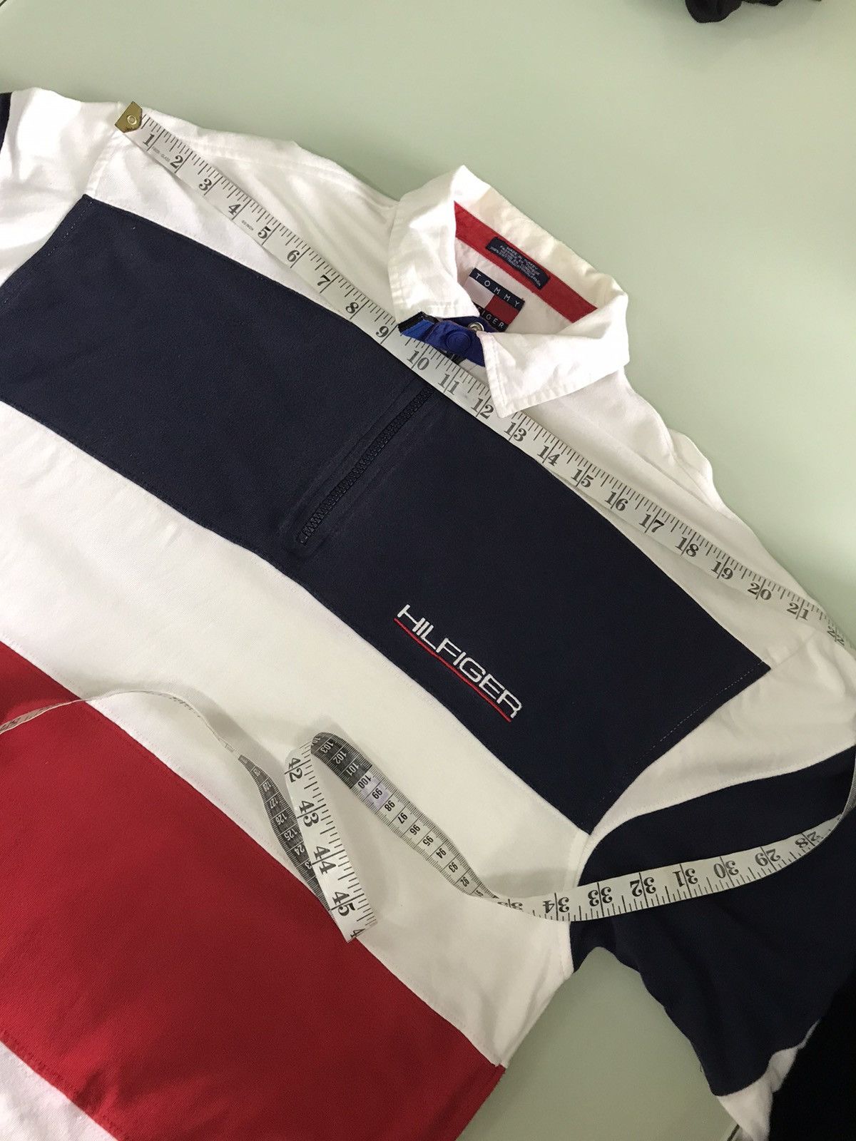 Tommy Hilfiger Vintage Tommy Hilfiger Rugby Long Sleeve Shirt Size US L / EU 52-54 / 3 - 20 Thumbnail