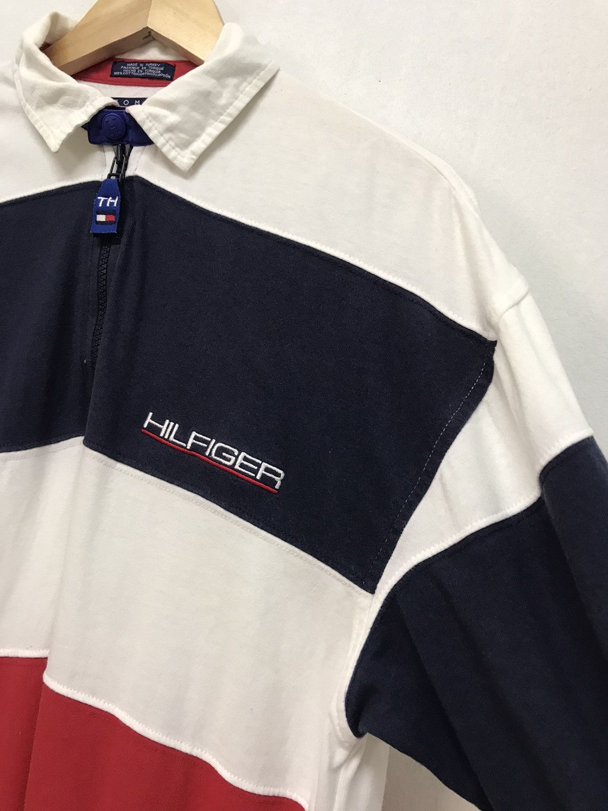 Tommy Hilfiger Vintage Tommy Hilfiger Rugby Long Sleeve Shirt Size US L / EU 52-54 / 3 - 8 Thumbnail