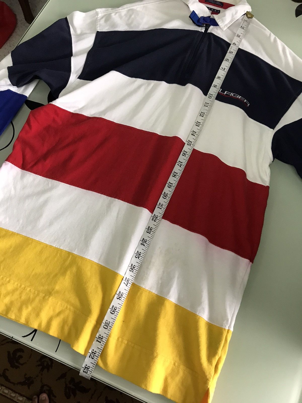 Tommy Hilfiger Vintage Tommy Hilfiger Rugby Long Sleeve Shirt Size US L / EU 52-54 / 3 - 21 Thumbnail