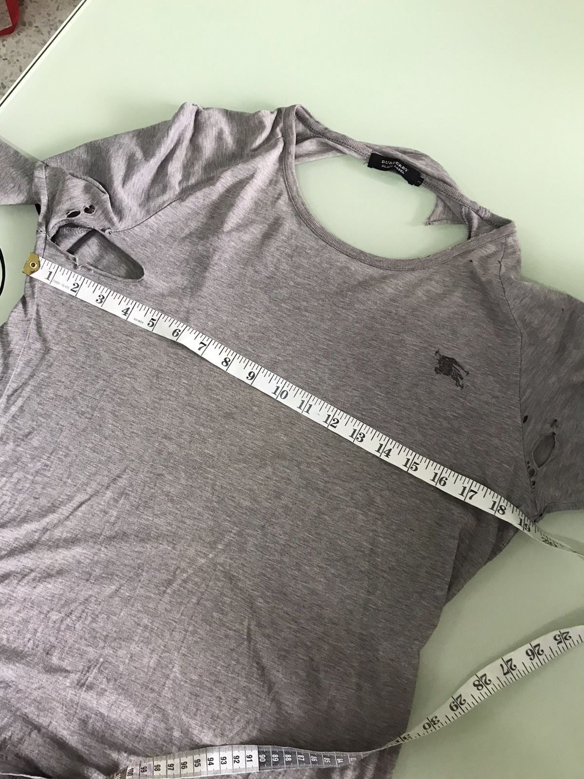 Burberry Rare❗️Burberry Distressed Long Sleeve T-Shirt Size M / US 6-8 / IT 42-44 - 17 Thumbnail