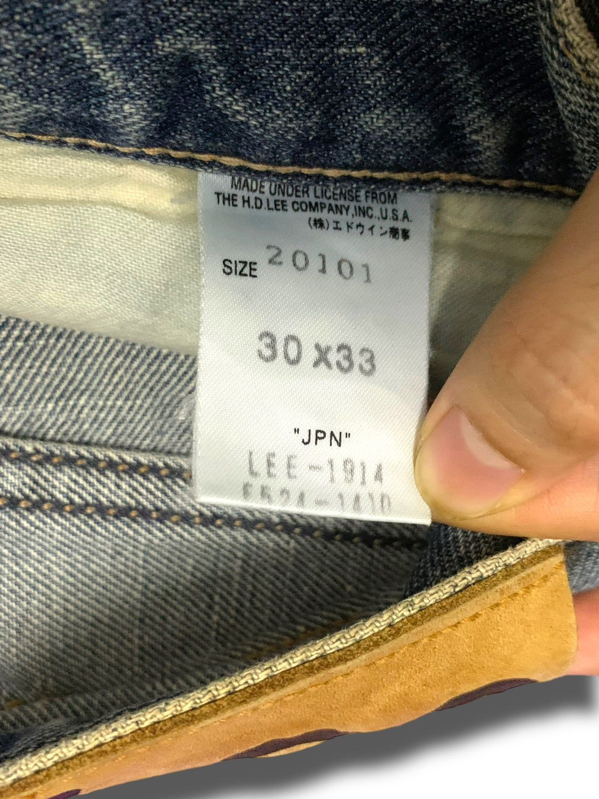 Lee × Vintage Vintage 50s Lee Cowboy Distressed Jeans Size US 30 / EU 46 - 10 Thumbnail