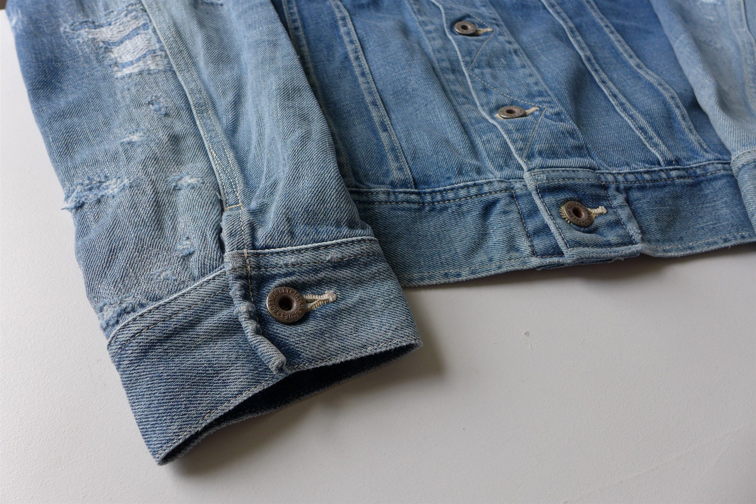 Kapital Kapital Marley Uprising 14oz Blue Denim Jacket Size US M / EU 48-50 / 2 - 8 Thumbnail