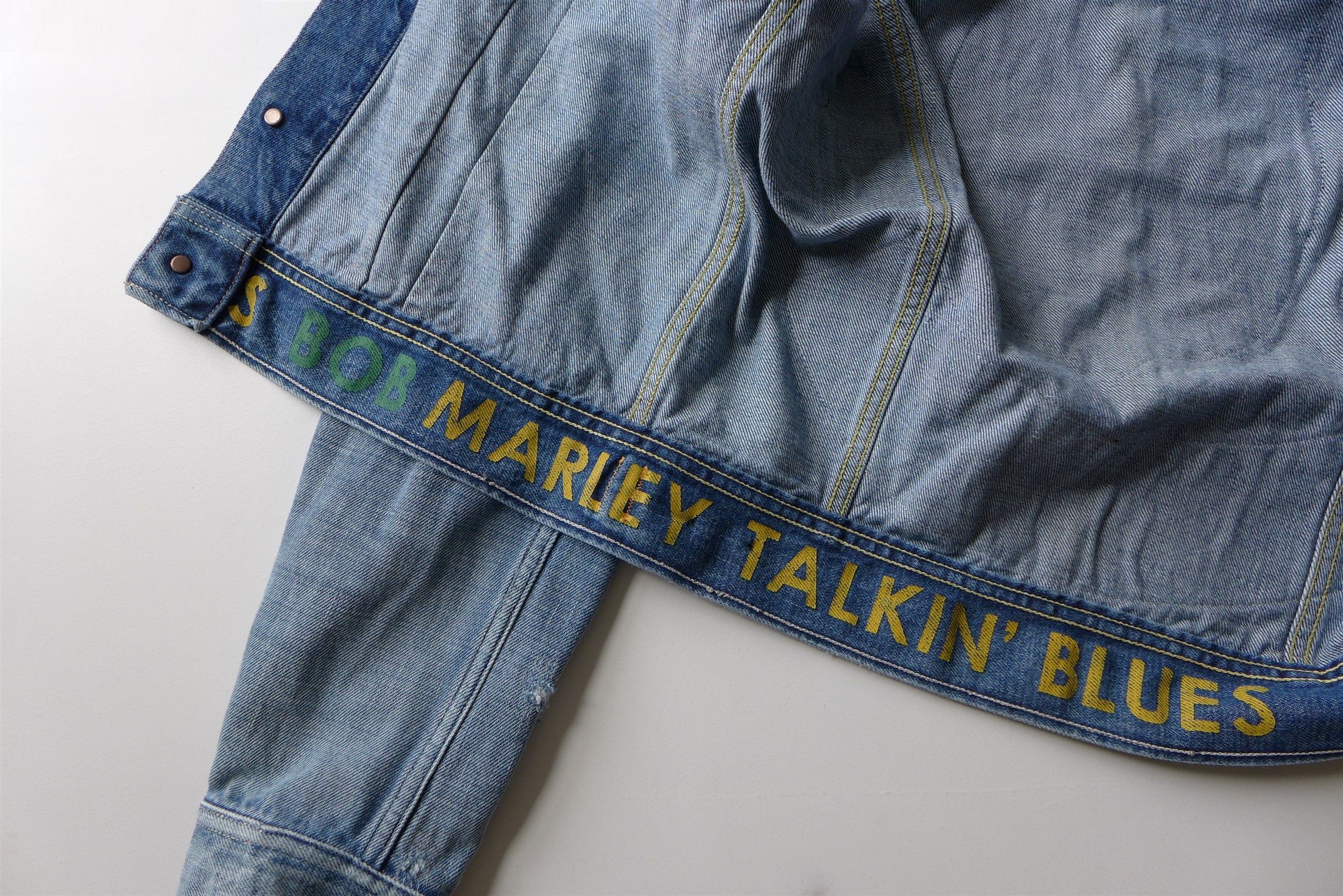 Kapital Kapital Marley Uprising 14oz Blue Denim Jacket Size US M / EU 48-50 / 2 - 12 Thumbnail