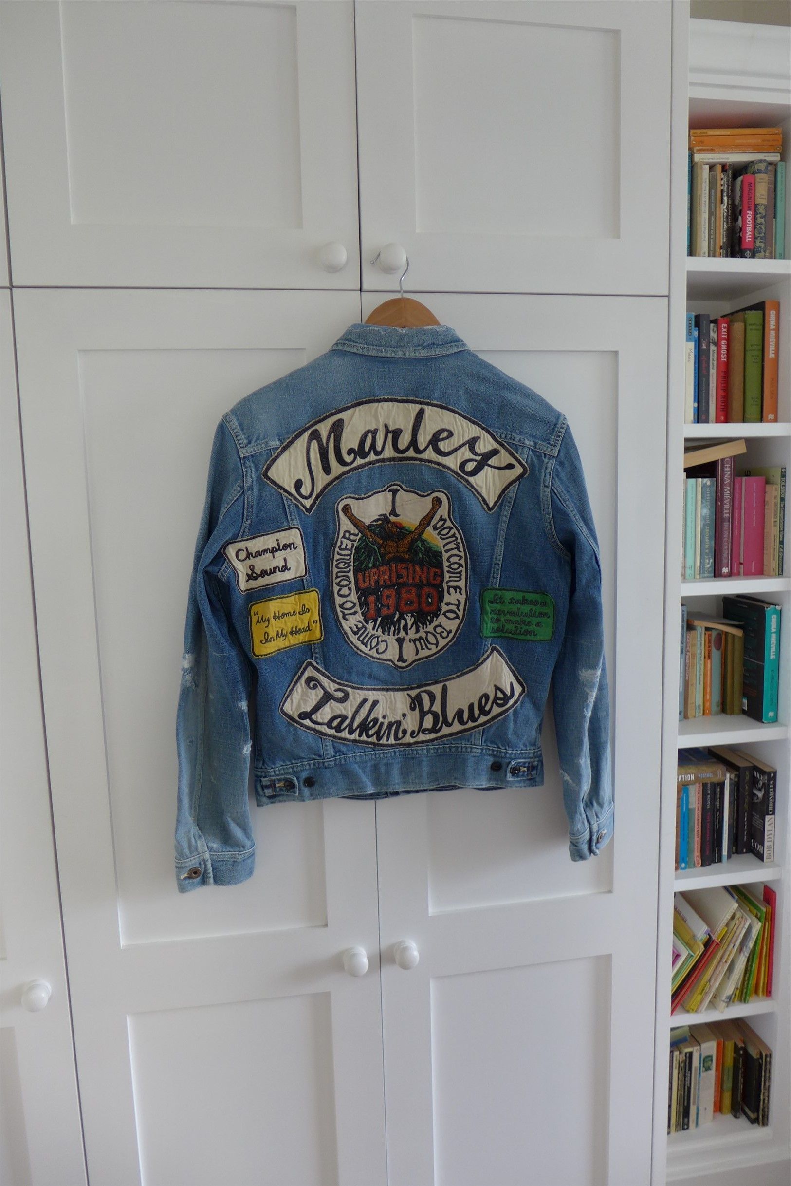 Kapital Kapital Marley Uprising 14oz Blue Denim Jacket Size US S / EU 44-46 / 1 - 1 Thumbnail