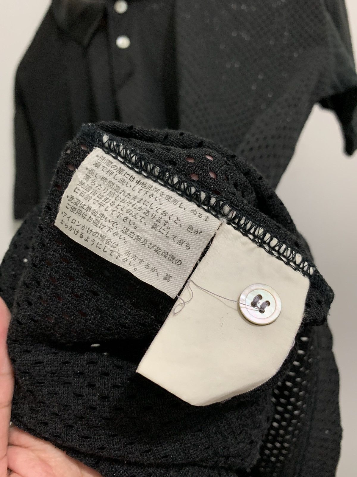 Comme des Garcons Homme 80s Comme Des Garcons Mesh Shirt Size US L / EU 52-54 / 3 - 4 Thumbnail
