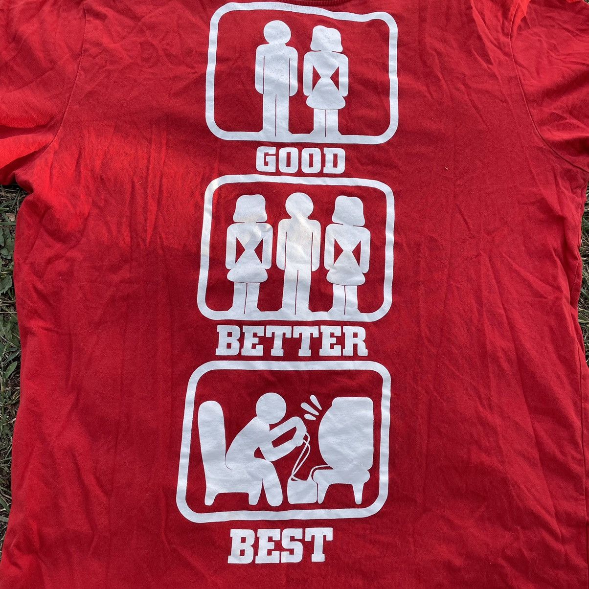 Vintage Vintage 90s Graphic Tee Better Best Woman Streetwear Baggy L Size US L / EU 52-54 / 3 - 4 Thumbnail