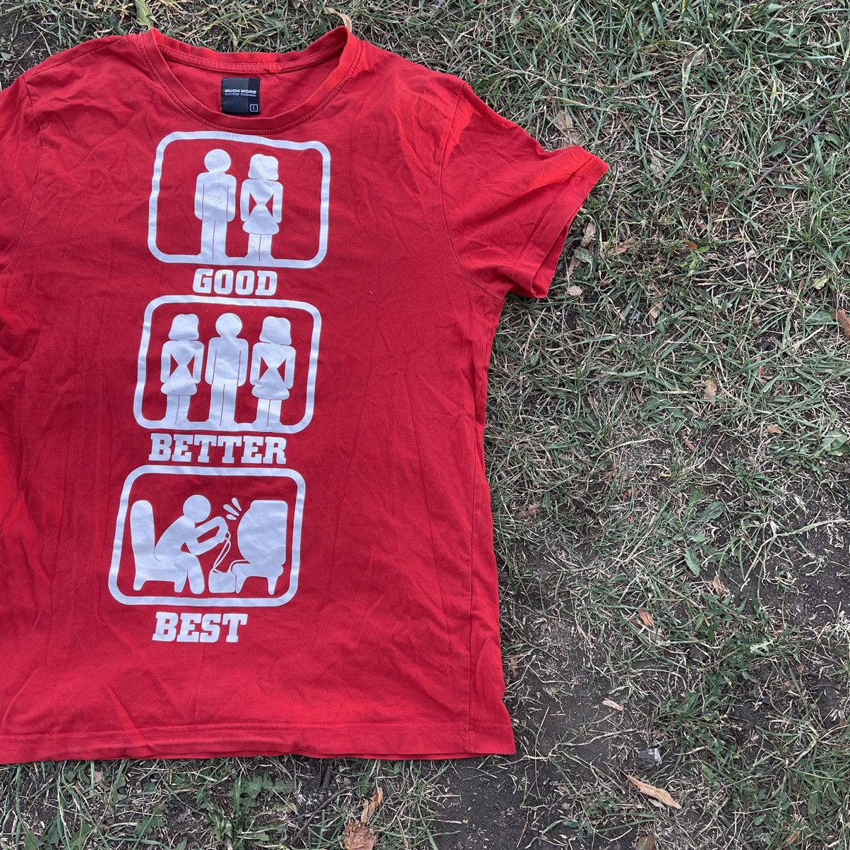 Vintage Vintage 90s Graphic Tee Better Best Woman Streetwear Baggy L Size US L / EU 52-54 / 3 - 3 Thumbnail