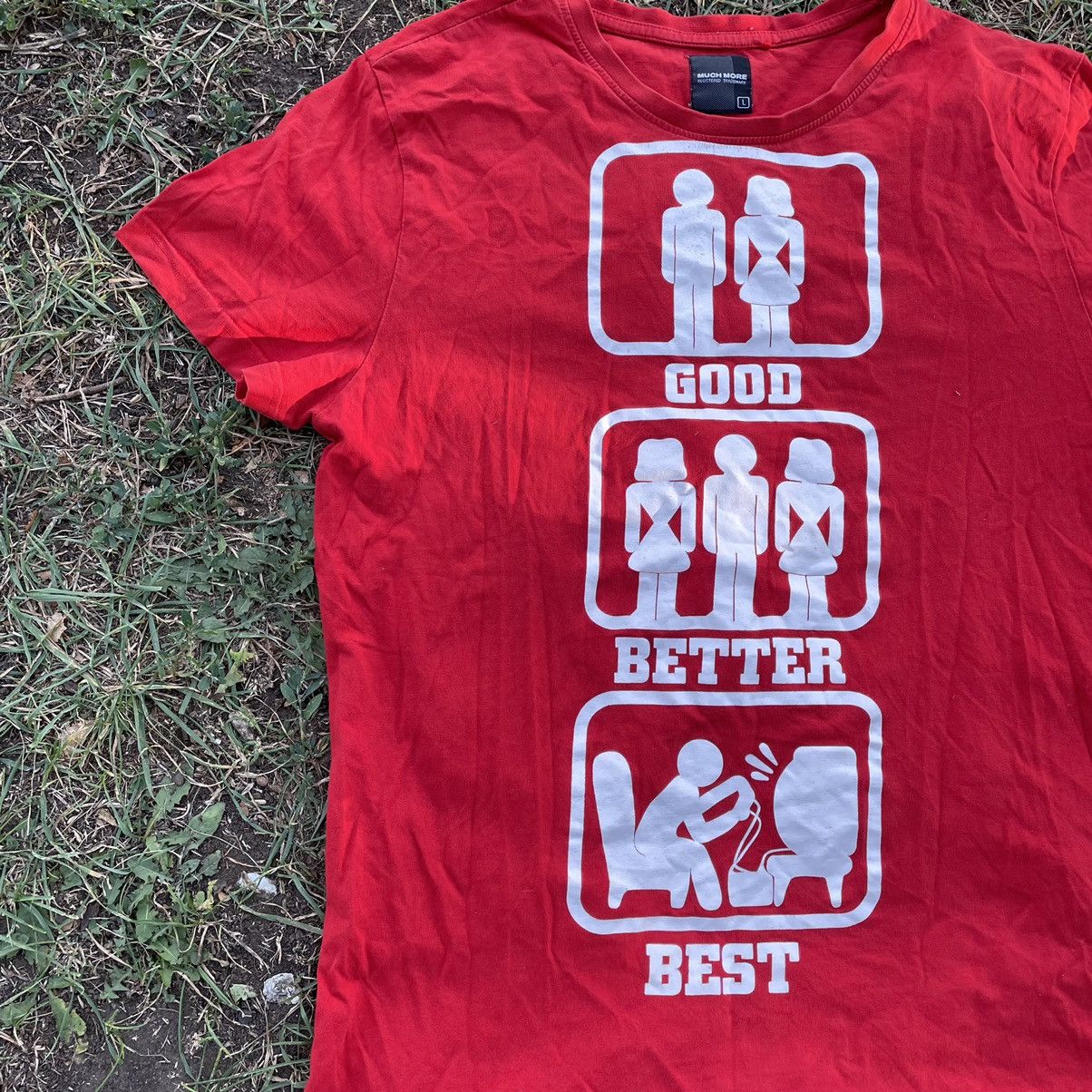 Vintage Vintage 90s Graphic Tee Better Best Woman Streetwear Baggy L Size US L / EU 52-54 / 3 - 2 Thumbnail