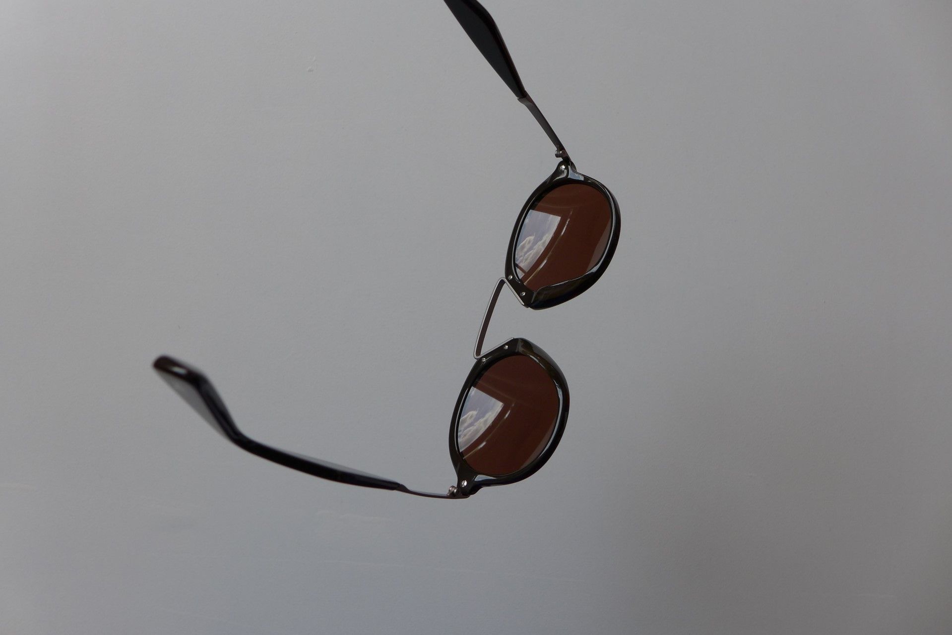 Yohji Yamamoto Yohji Yamamoto YY5009 Sunglasses - Dark Brown Acetate Size ONE SIZE - 1 Thumbnail