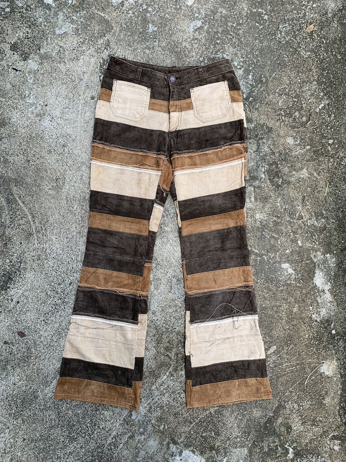 Beauty Beast Patchwork Pants Inspired Hysteric Glamour Hagi Denim Size 29" - 1 Thumbnail