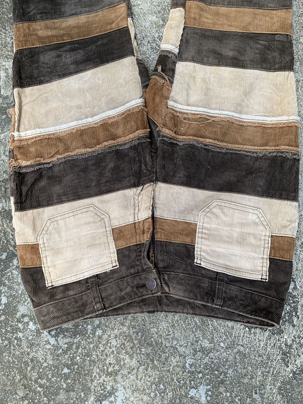 Beauty Beast Patchwork Pants Inspired Hysteric Glamour Hagi Denim Size 29" - 3 Thumbnail