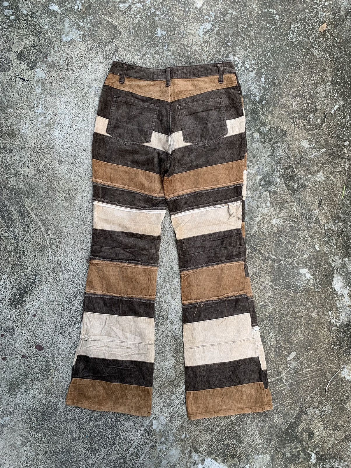 Beauty Beast Patchwork Pants Inspired Hysteric Glamour Hagi Denim Size 29" - 2 Thumbnail