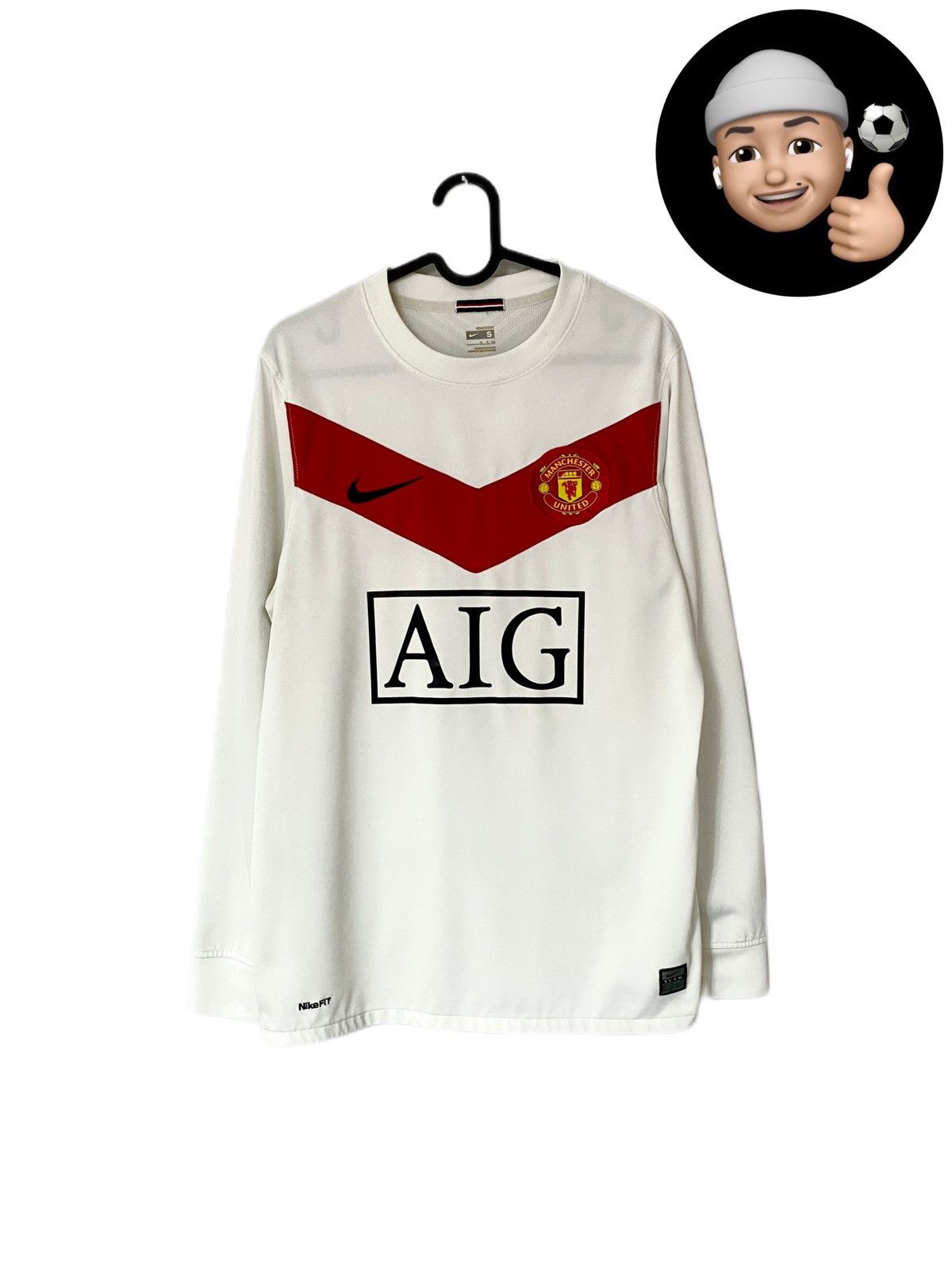 Nike 2009 2010 Manchester United Nike Home Vintage Soccer Jersey Size US S / EU 44-46 / 1 - 1 Thumbnail