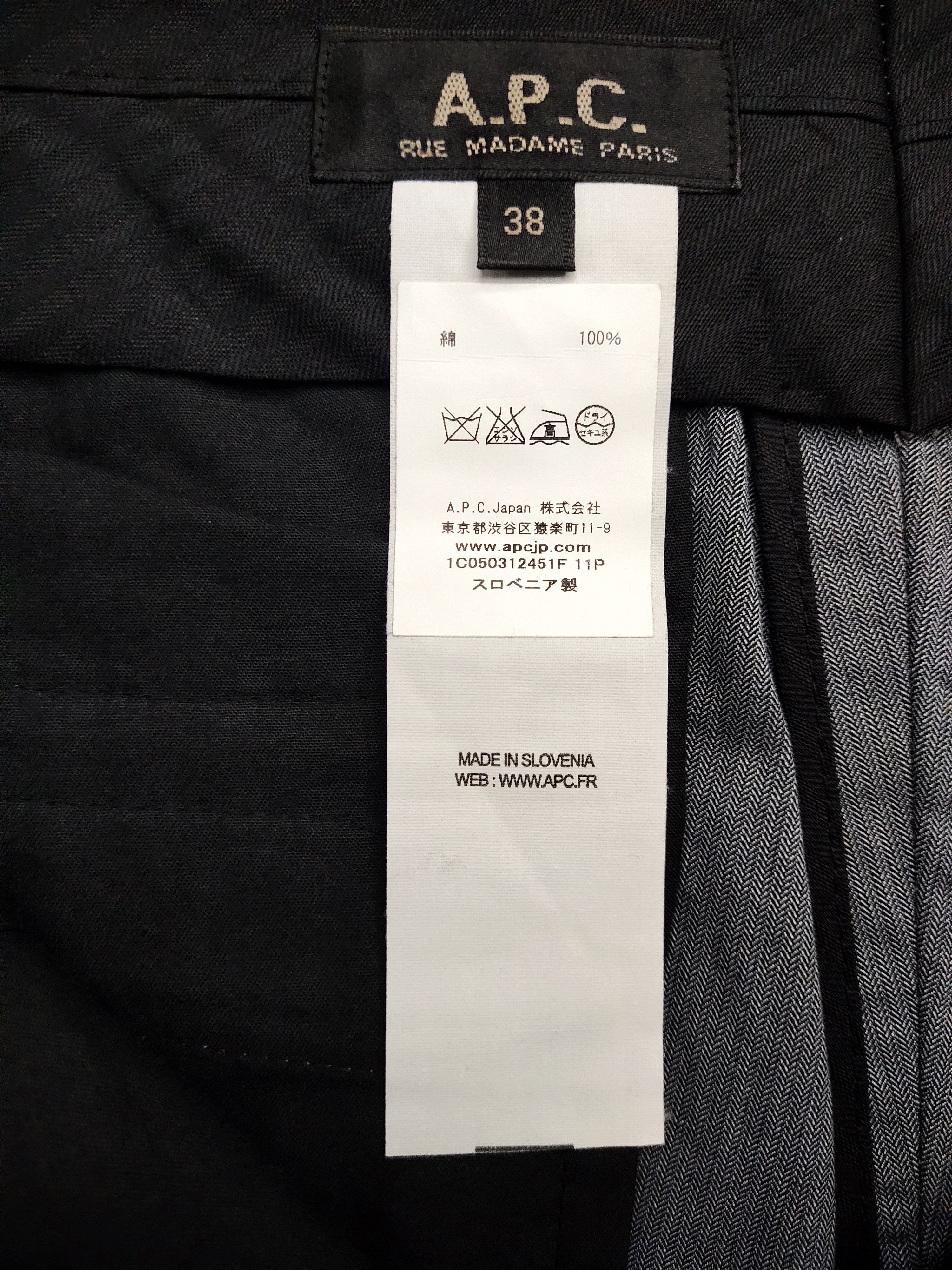 A.P.C. A.P.C Front Flip Pocket Casual Pants Size US 31 - 8 Thumbnail