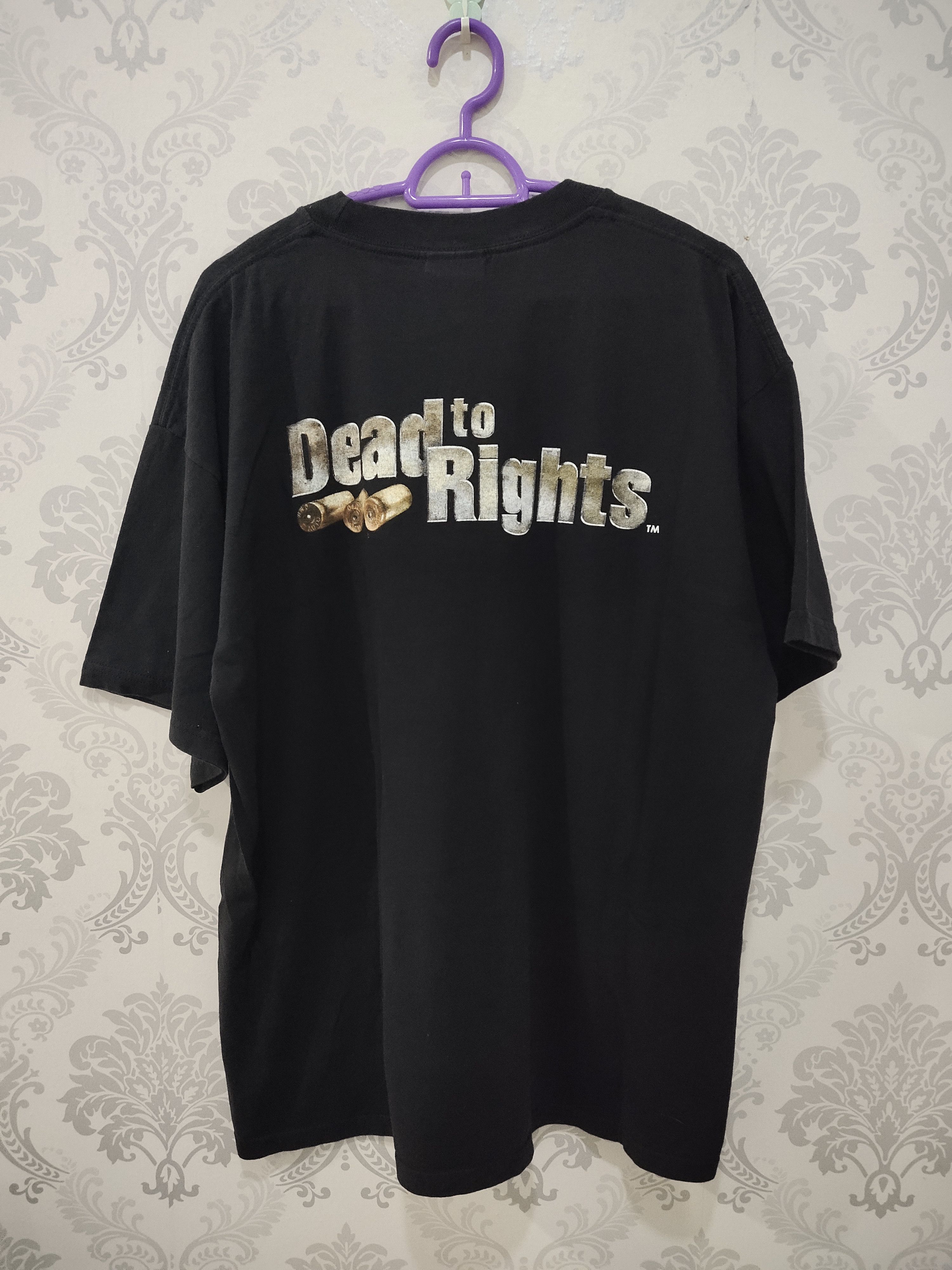 Vintage Vintage Y2K Namco Dead To Right T-Shirt Size US XL / EU 56 / 4 - 2 Thumbnail
