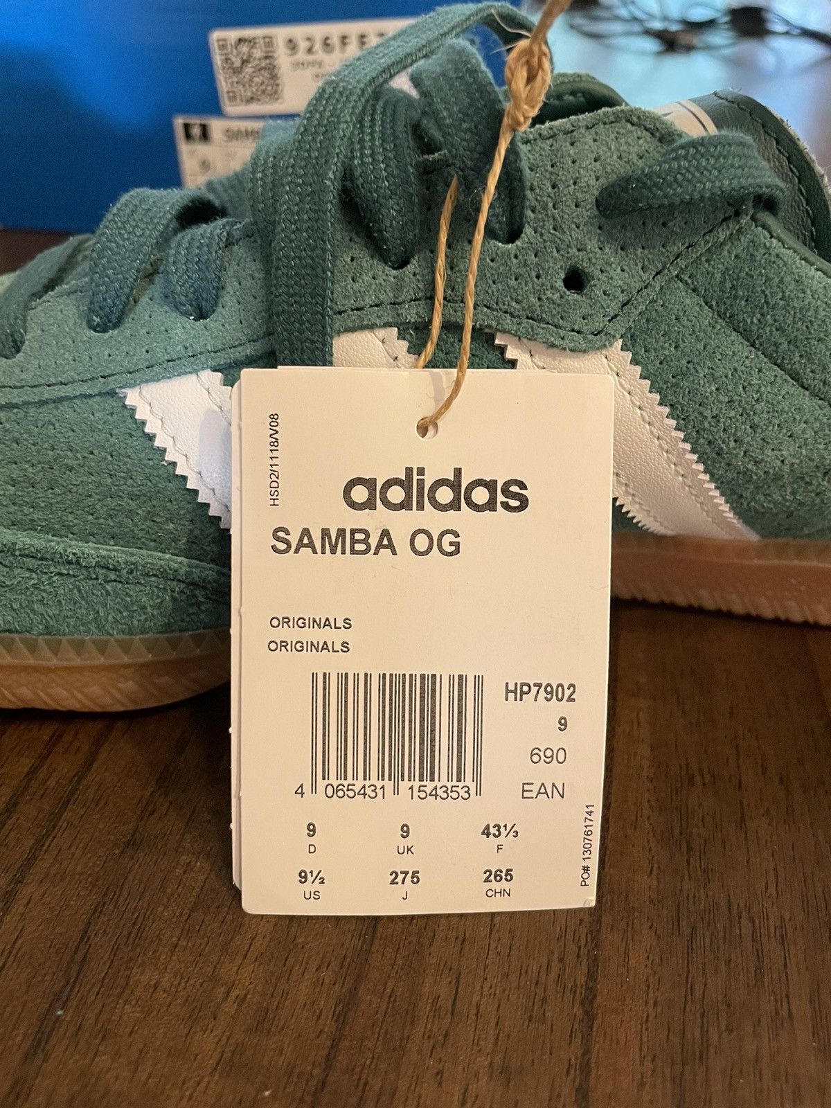Adidas Samba OG 9.5 Size US 9.5 / EU 42-43 - 10 Thumbnail