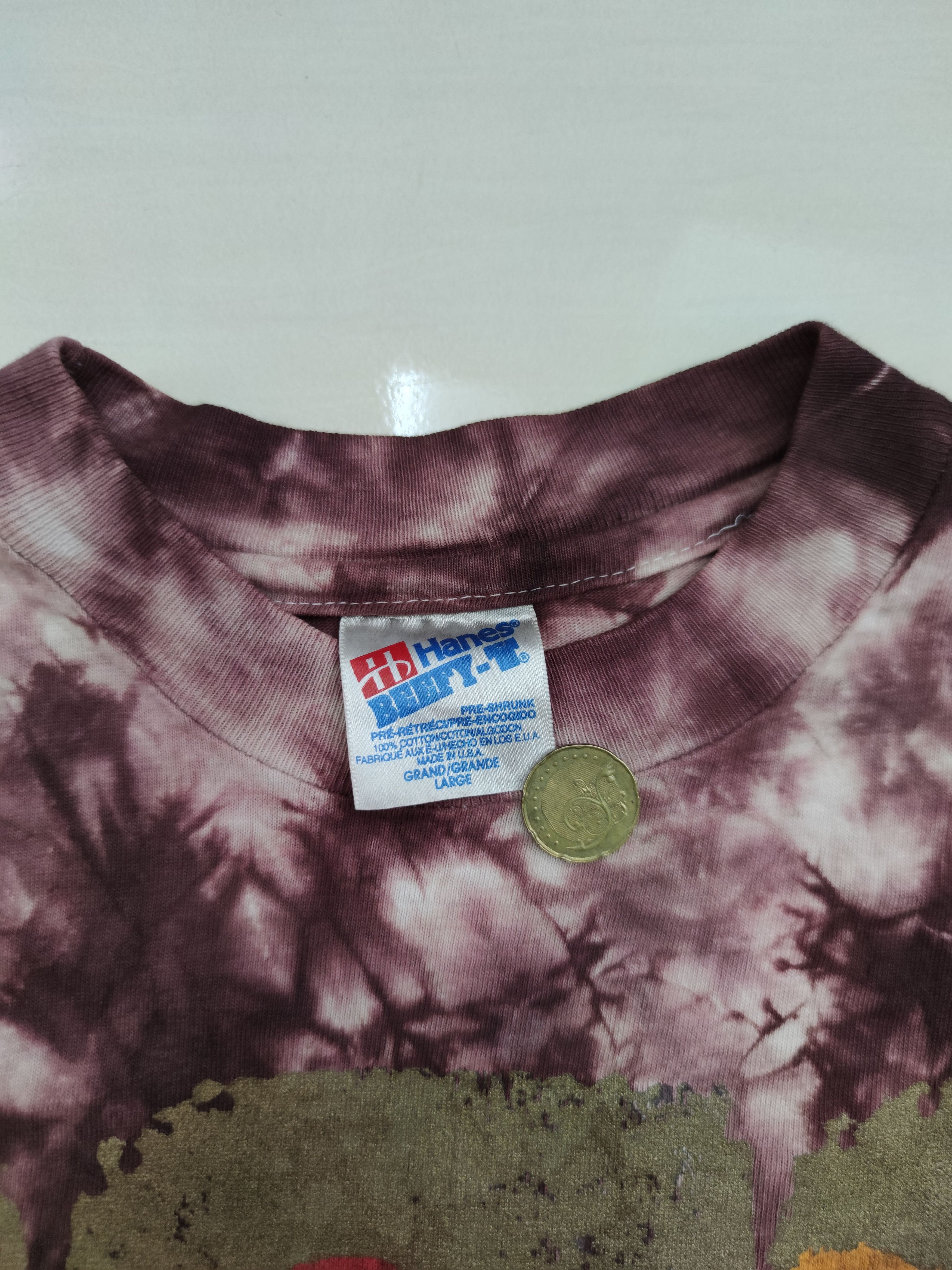 Vintage Rare!! Vintage 1992 U2 Zoo TV Tour Tie Dye Shirt Size US L / EU 52-54 / 3 - 6 Thumbnail