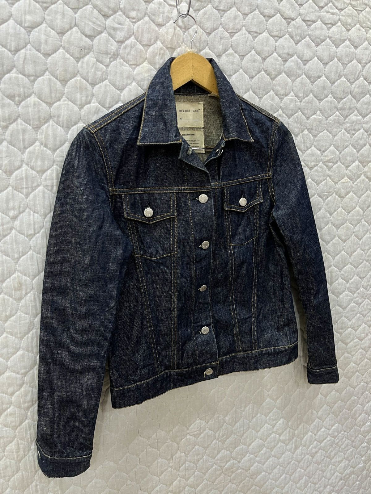 Helmut Lang (Mmmm). HELMUT LANG DENIM JACKET | Grailed Helmut Lang (Mmmm). HELMUT LANG DENIM JACKET | Grailed