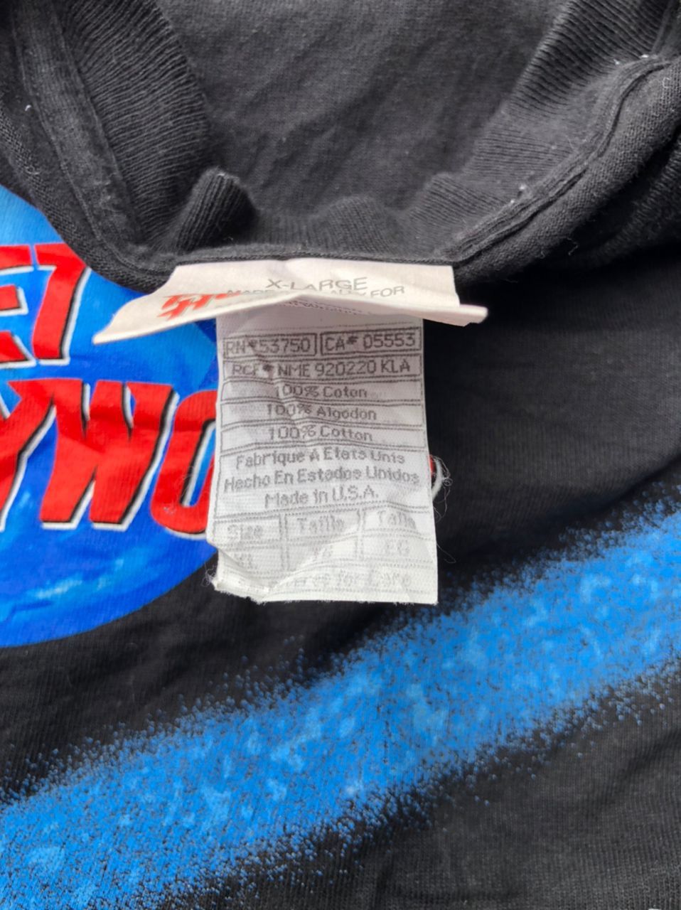 Pepsi × Planet Hollywood × Vintage Vintage 90s Planet Hollywood X Pepsi Tee Size US XL / EU 56 / 4 - 4 Thumbnail