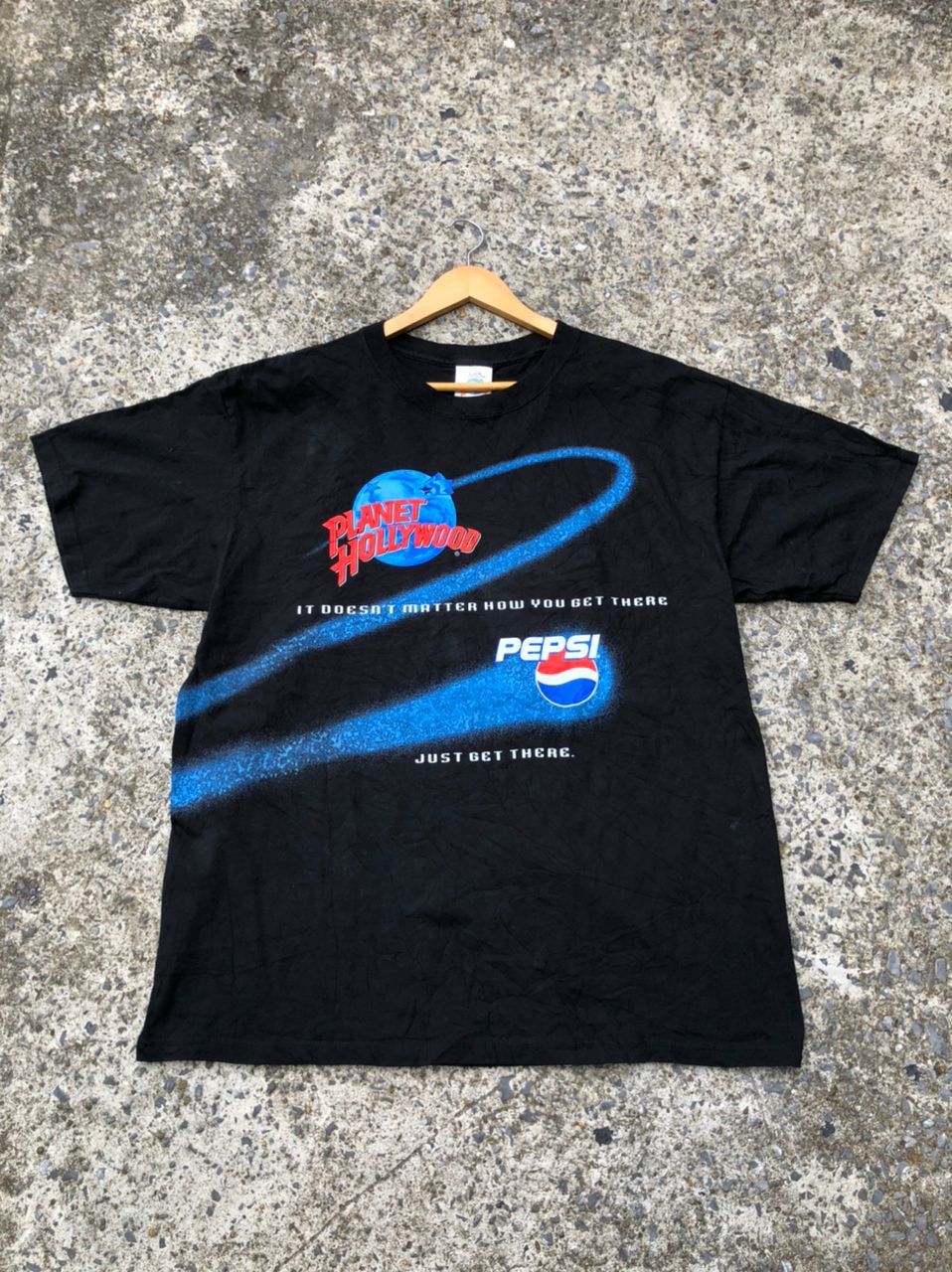 Pepsi × Planet Hollywood × Vintage Vintage 90s Planet Hollywood X Pepsi Tee Size US XL / EU 56 / 4 - 1 Thumbnail