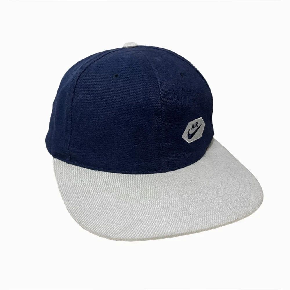 Nike × Vintage Nike Air Dark Blue Hat Snapback Size ONE SIZE - 1 Thumbnail