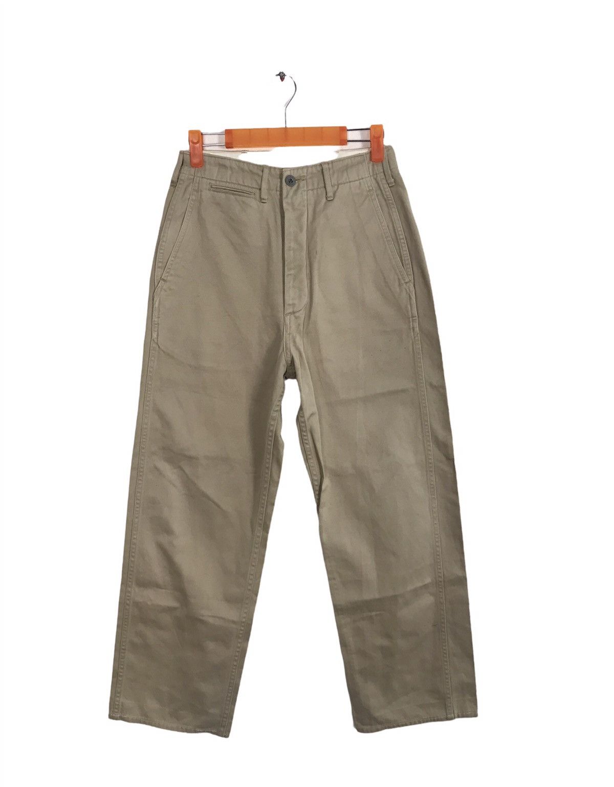 image of Vintage Military Uniform Pant Tactical U.s Army Button in Beige, Men's (Size 26)