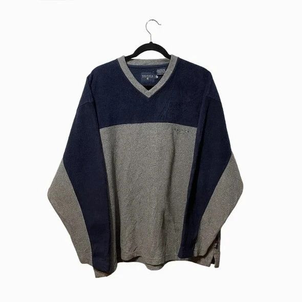 Vintage Nautica Fleece Sweater Grailed