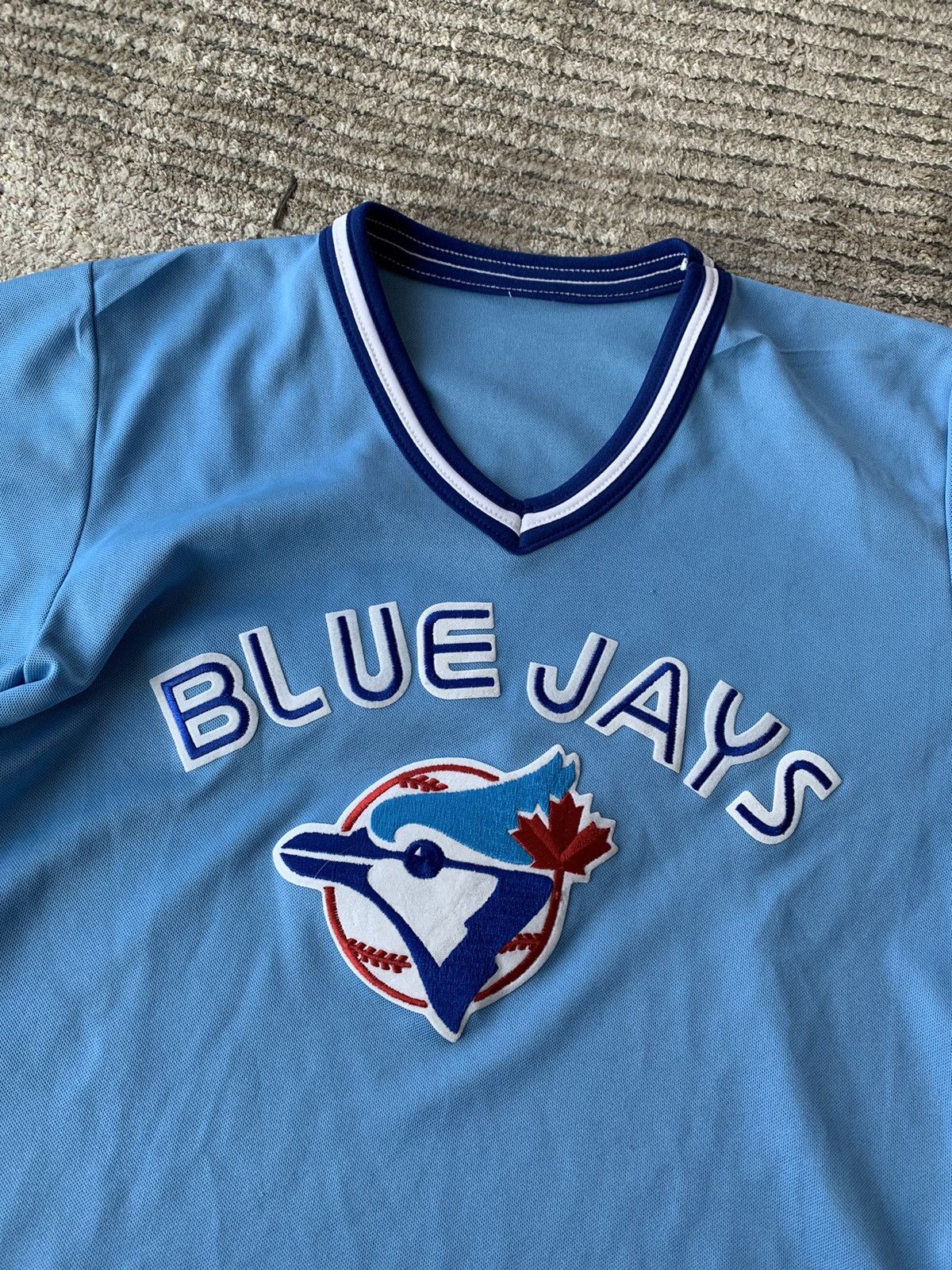 MLB × Vintage 1980s Toronto Blue Jays Powder Blue Baseball Jersey Vintage Size US M / EU 48-50 / 2 - 9 Thumbnail