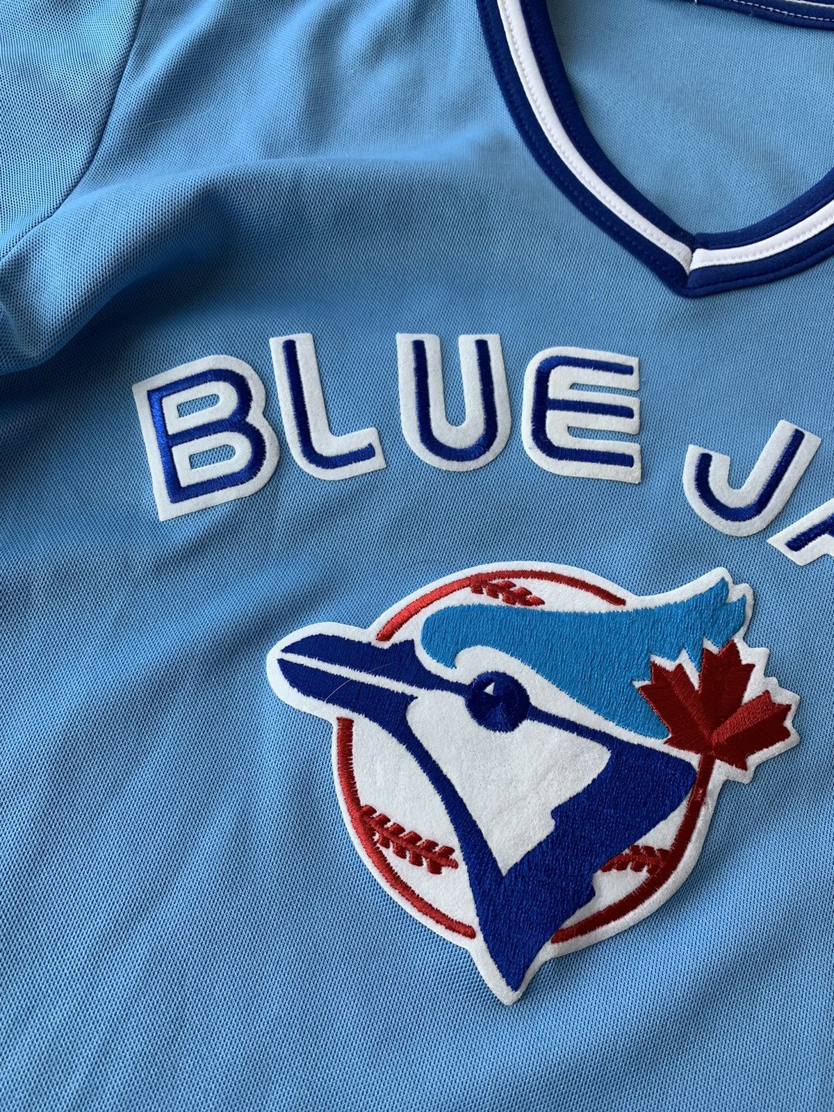 MLB × Vintage 1980s Toronto Blue Jays Powder Blue Baseball Jersey Vintage Size US M / EU 48-50 / 2 - 8 Thumbnail