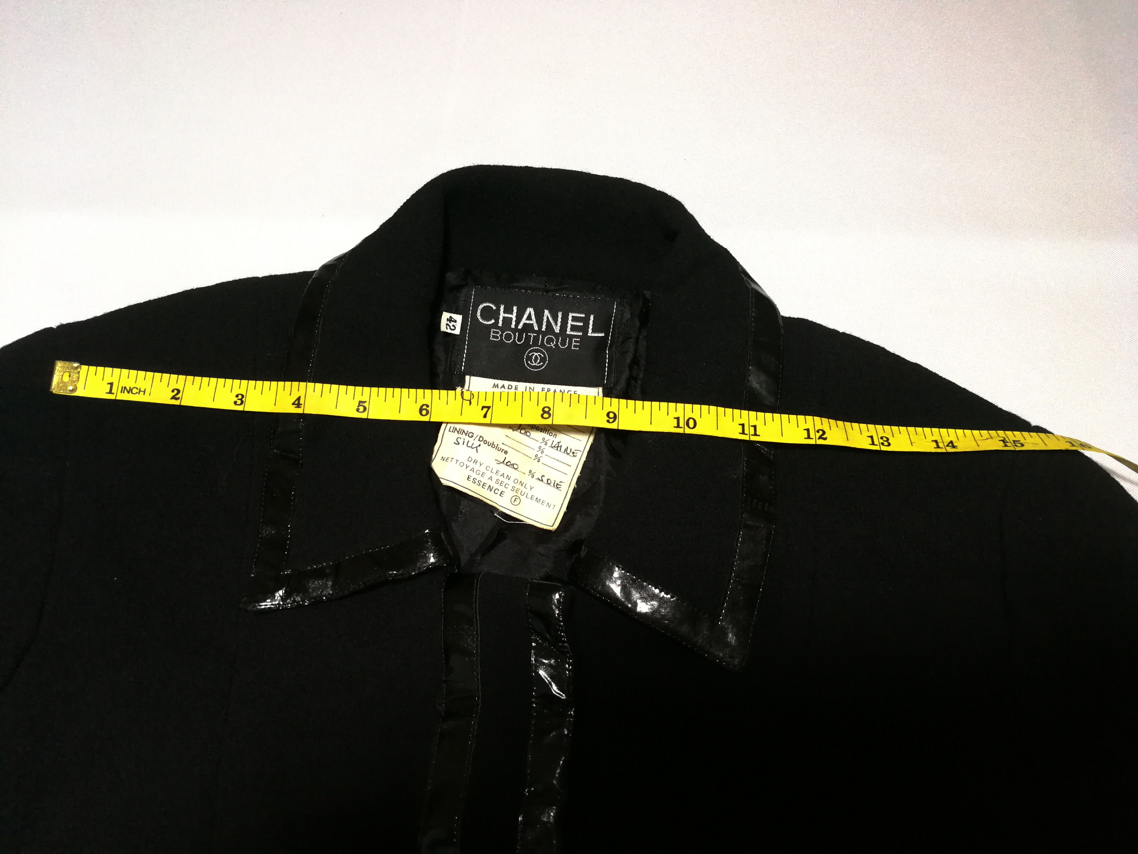Chanel Chanel Boutique France Black Parade Jacket Fits S M Size M / US 6-8 / IT 42-44 - 14 Thumbnail