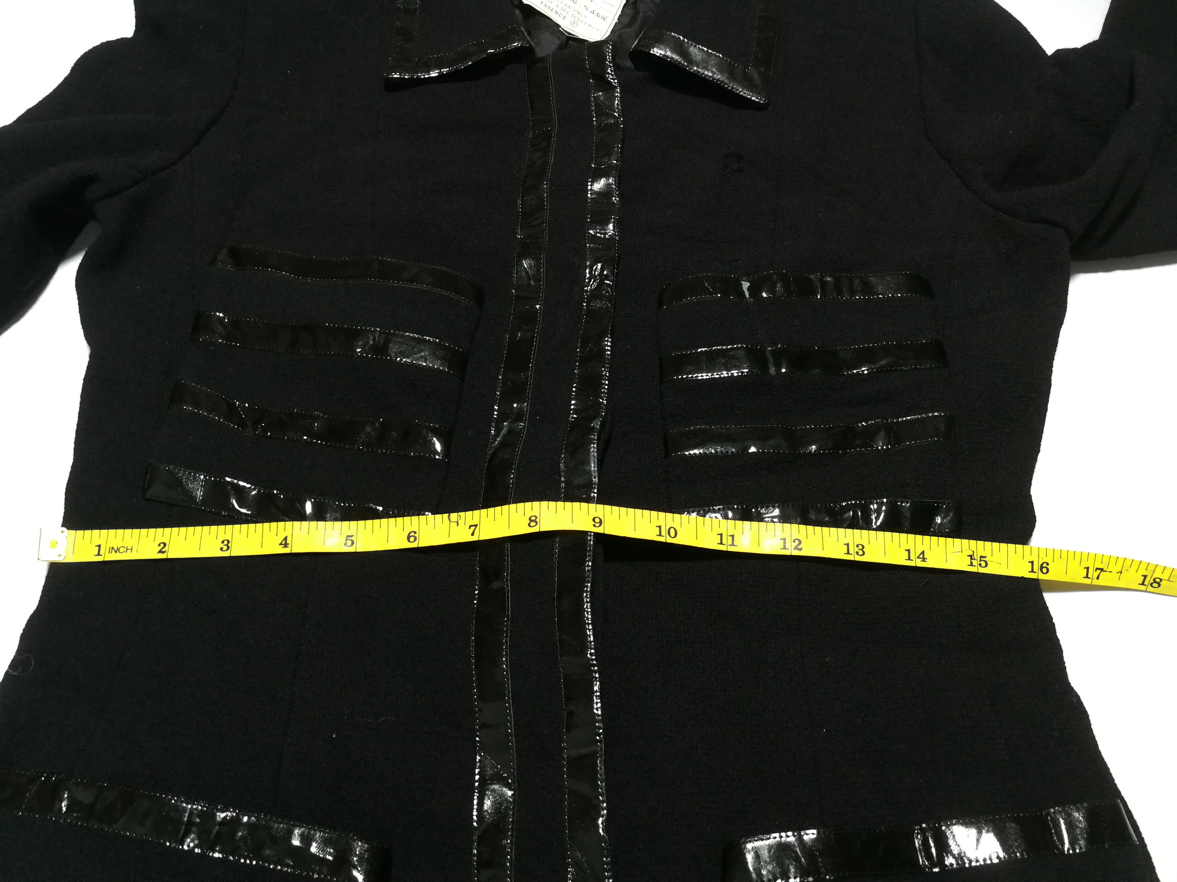 Chanel Chanel Boutique France Black Parade Jacket Fits S M Size M / US 6-8 / IT 42-44 - 9 Thumbnail