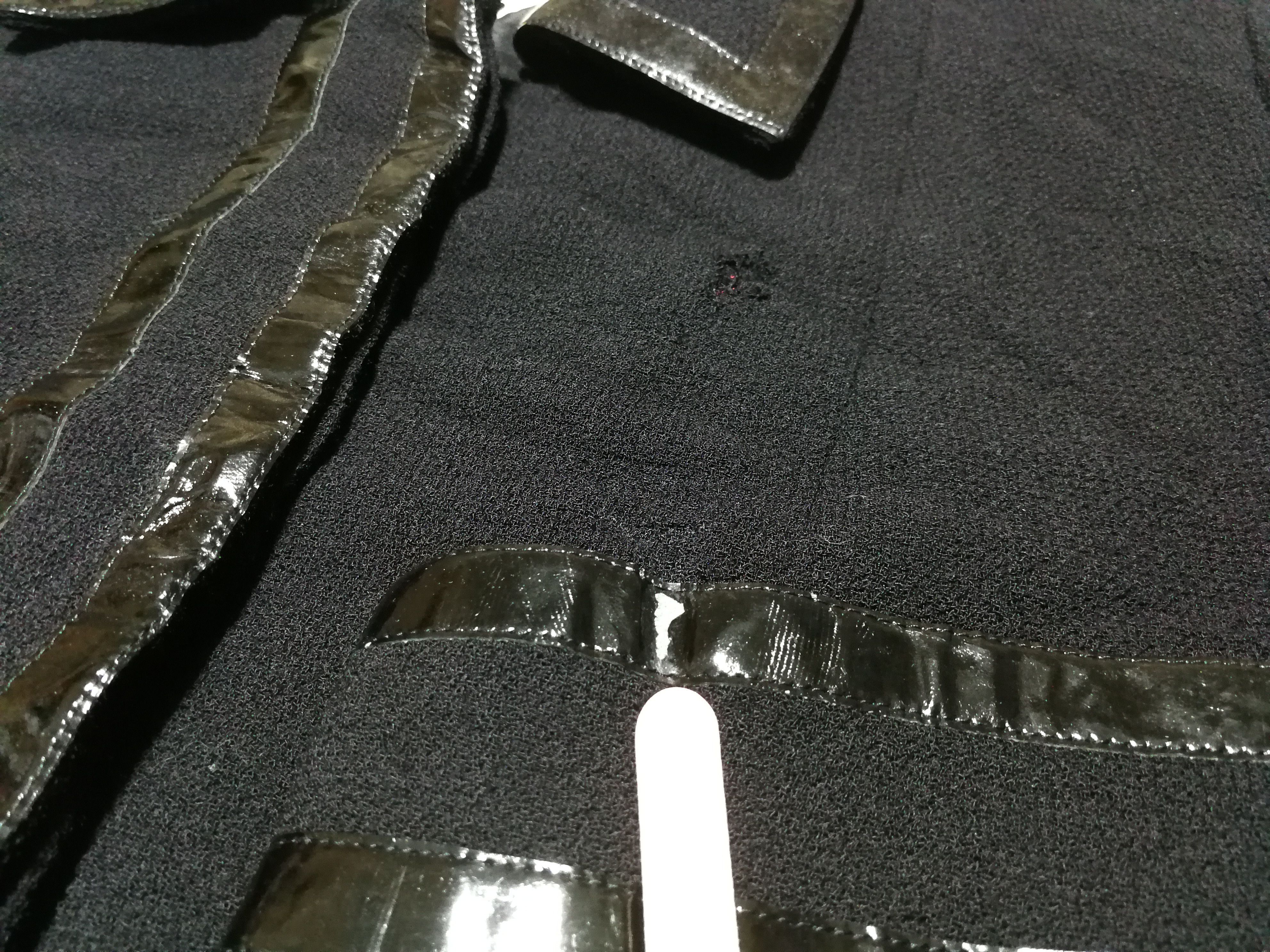 Chanel Chanel Boutique France Black Parade Jacket Fits S M Size M / US 6-8 / IT 42-44 - 15 Thumbnail