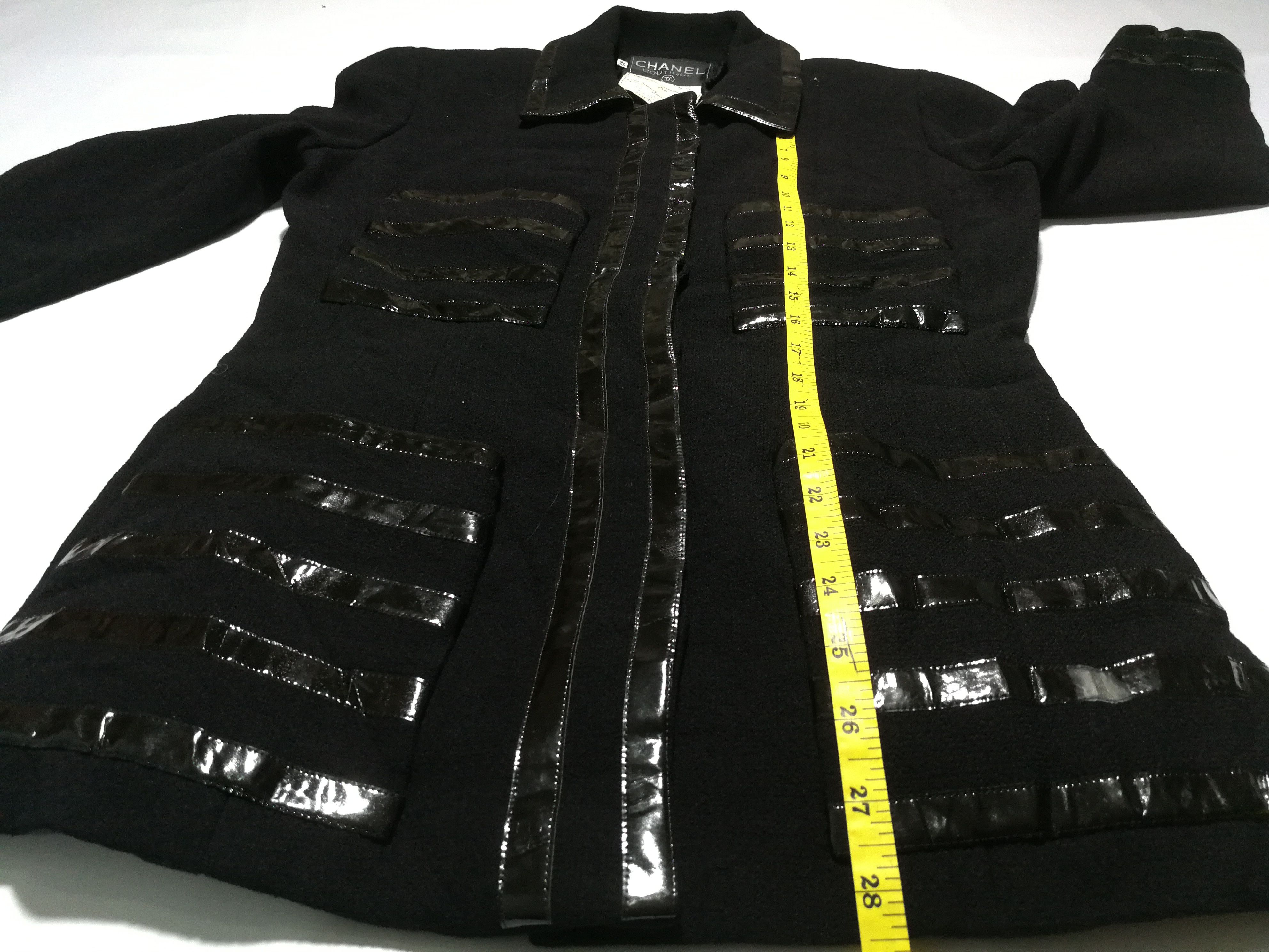 Chanel Chanel Boutique France Black Parade Jacket Fits S M Size M / US 6-8 / IT 42-44 - 11 Thumbnail