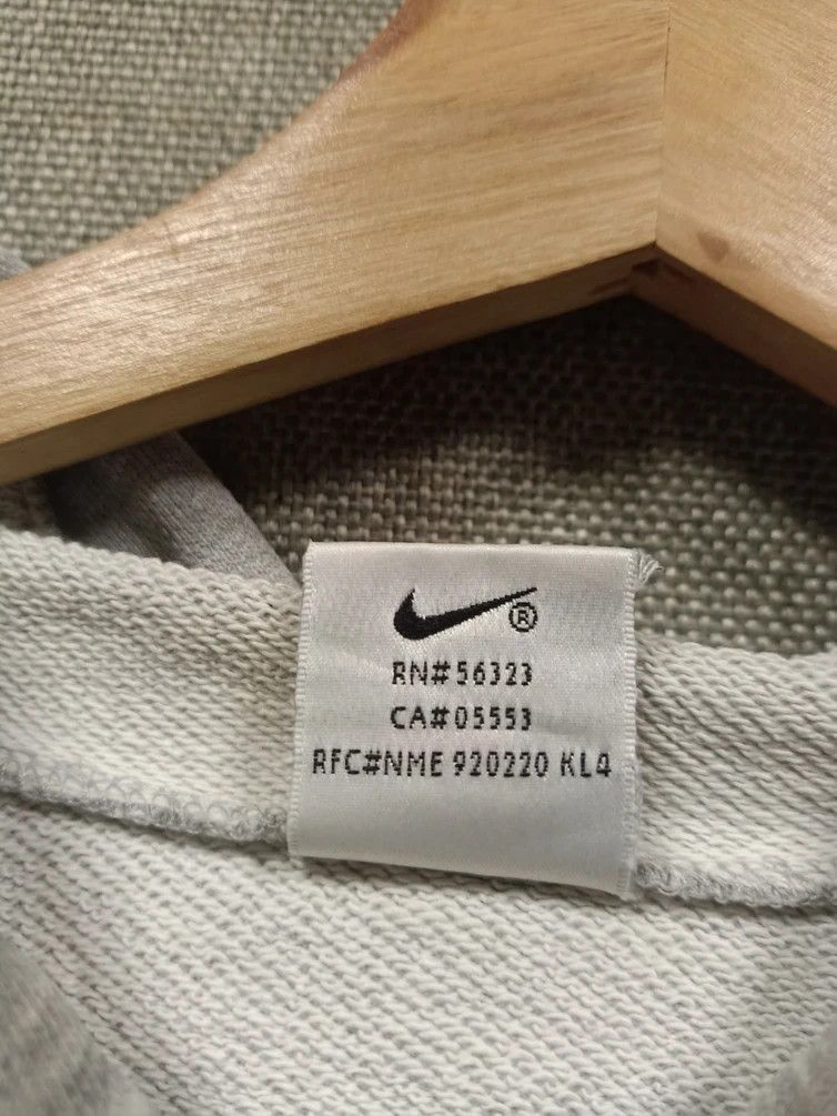 Nike × Vintage vintage 90s sweatshirt hoodie nike swoosh Size US L / EU 52-54 / 3 - 4 Thumbnail