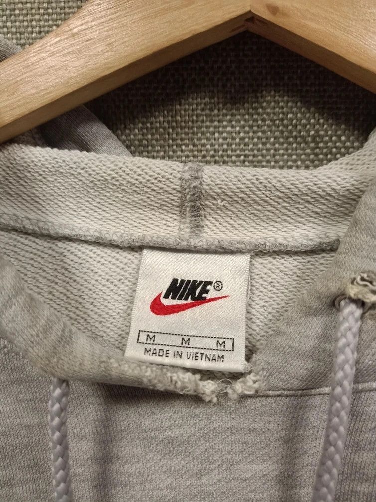 Nike × Vintage vintage 90s sweatshirt hoodie nike swoosh Size US L / EU 52-54 / 3 - 3 Thumbnail